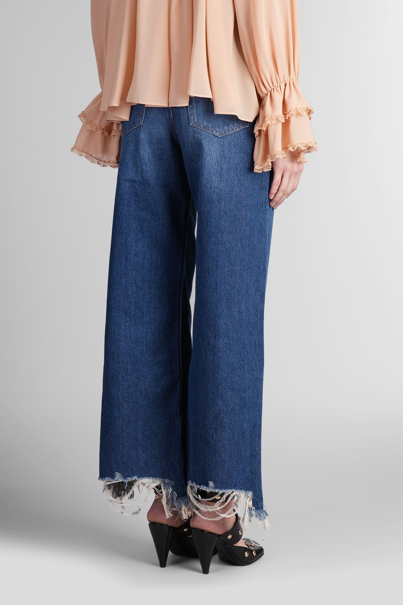 Shop Chloé Jeans In Blue Denim