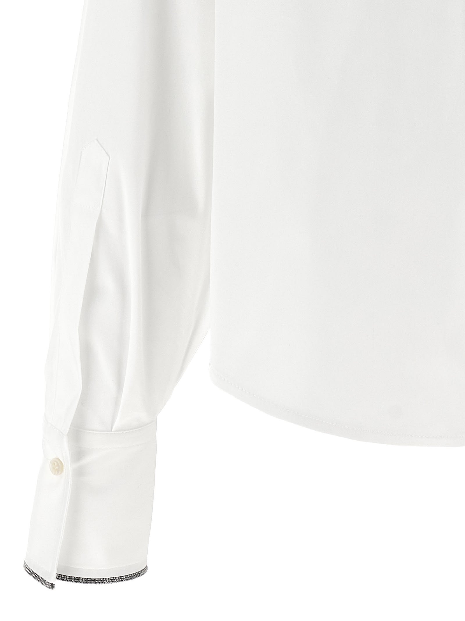 Brunello Cucinelli Monile Shirt Shirt And Blouse In White