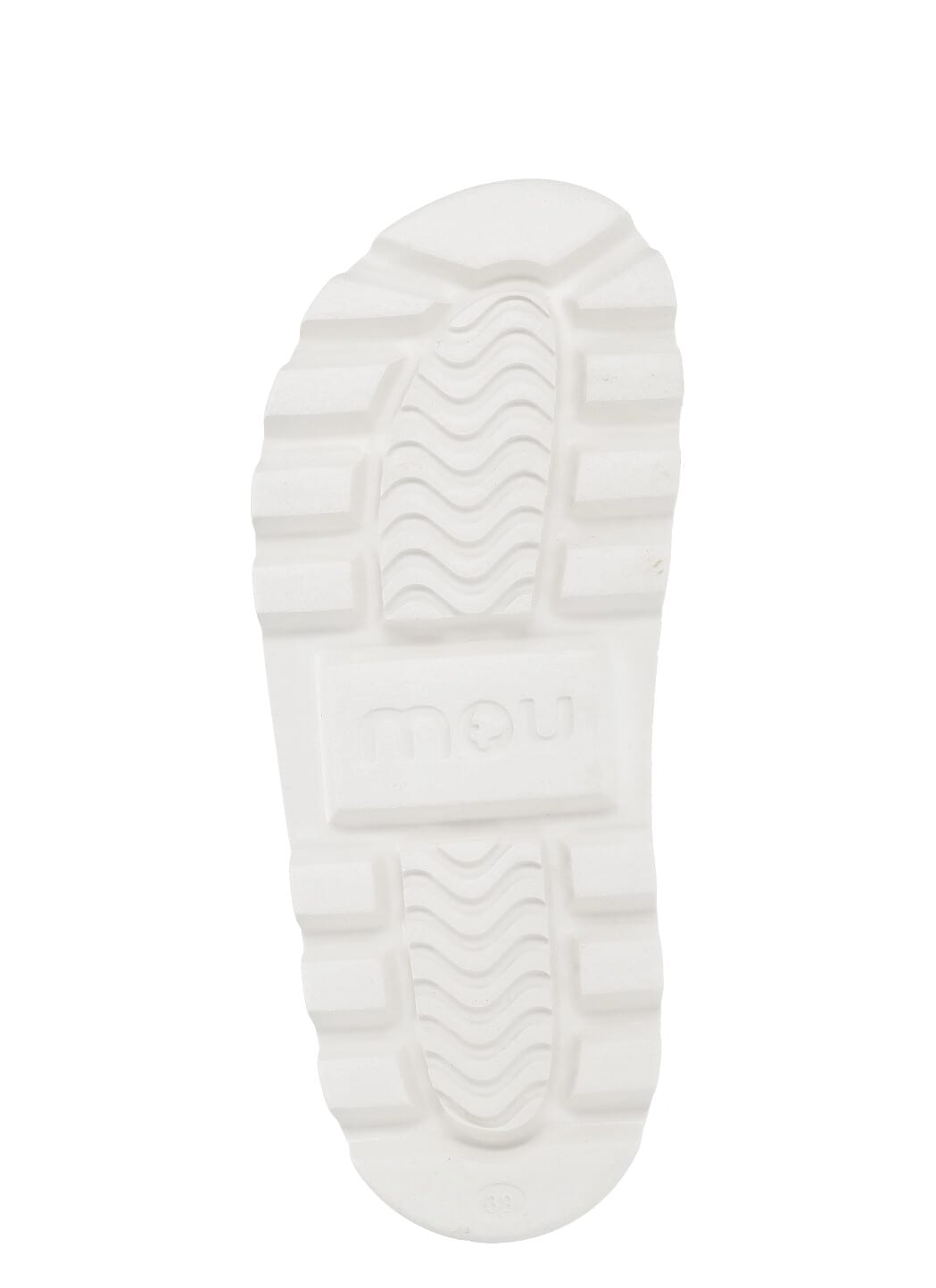 Shop Mou White Eva One Piece Slide Slipper