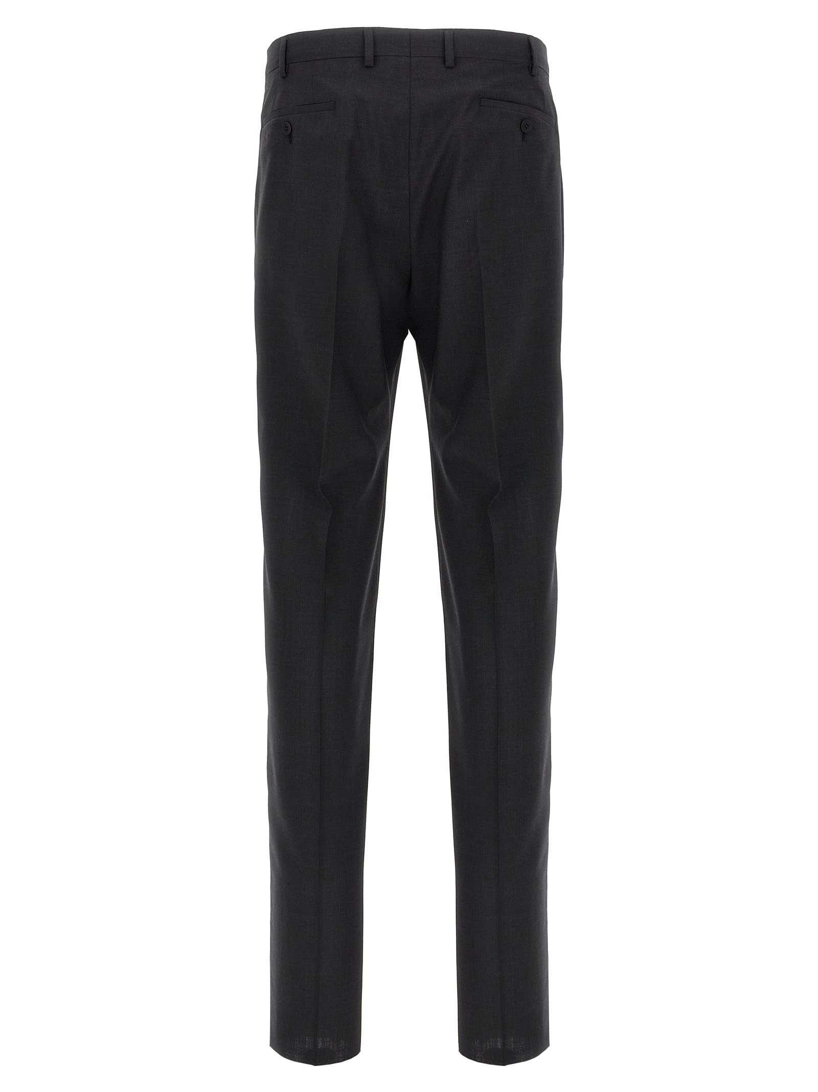 Pal Zileri Wool Pants Gray In Gray