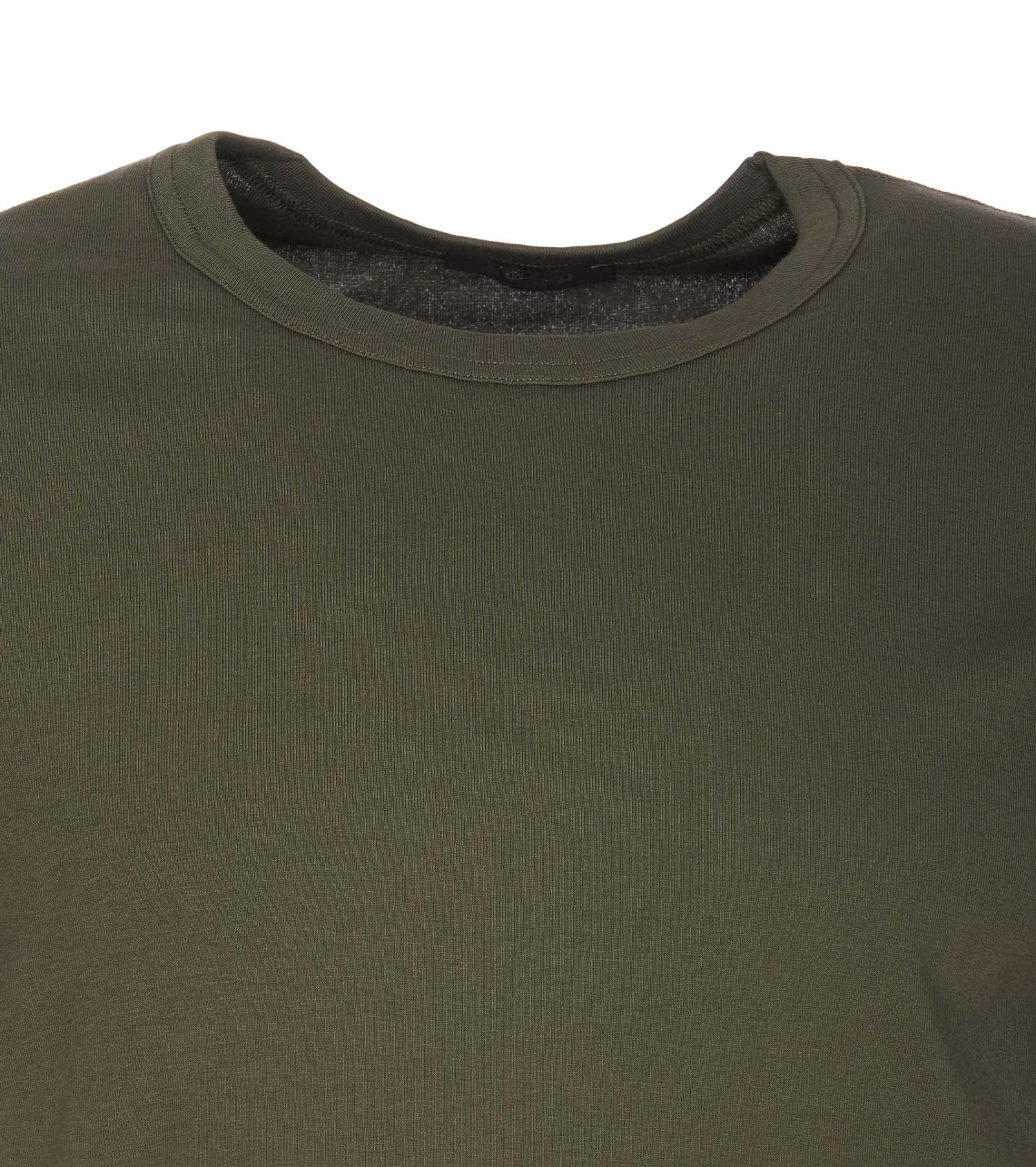 Tom Ford Khaki Cotton Stretch Jersey T-shirt In Military Green