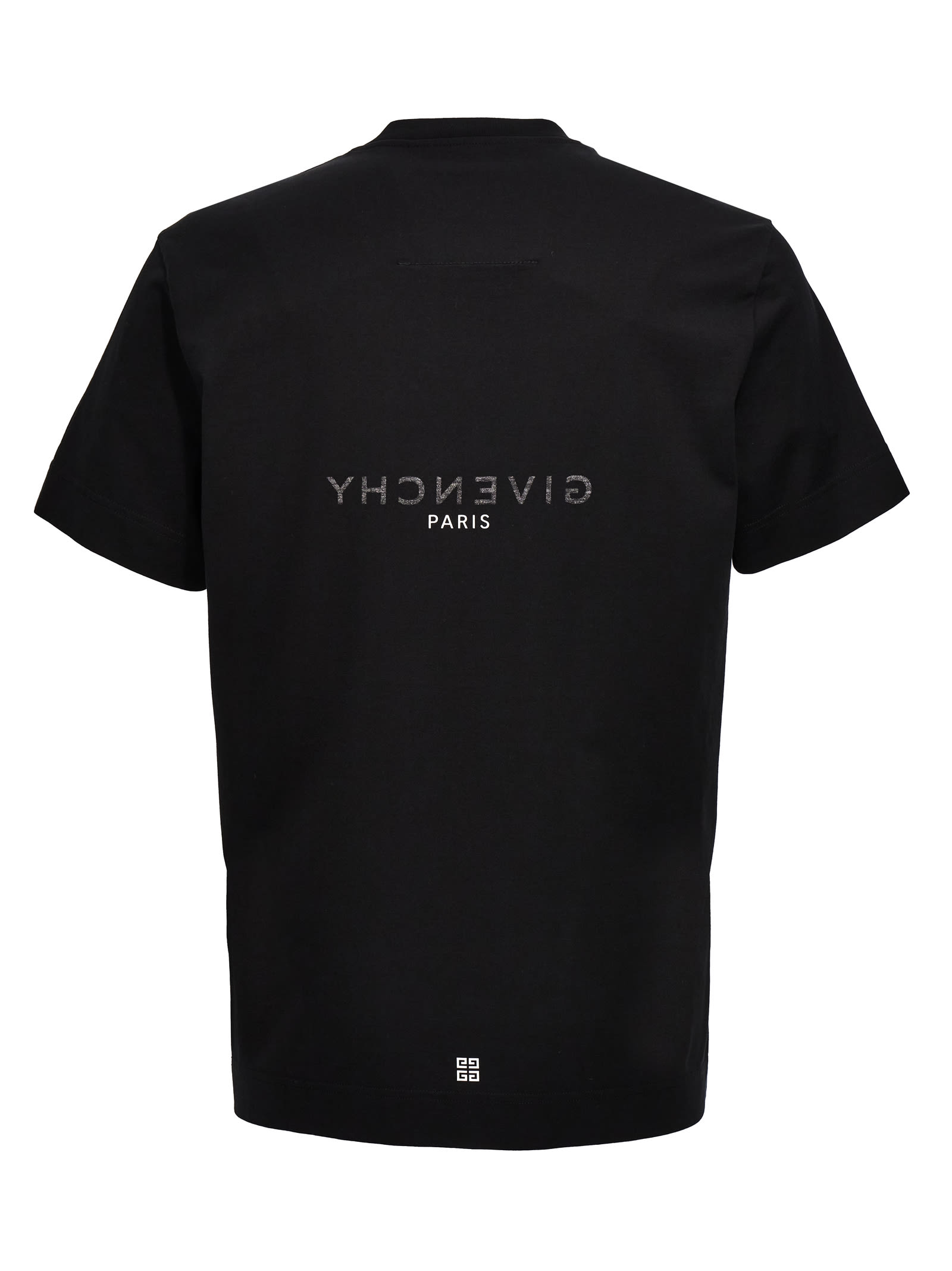 Shop Givenchy Logo T-shirt In Black