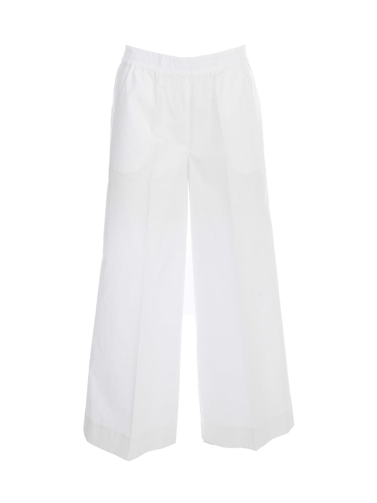Parosh Cropped High-waisted Trousers