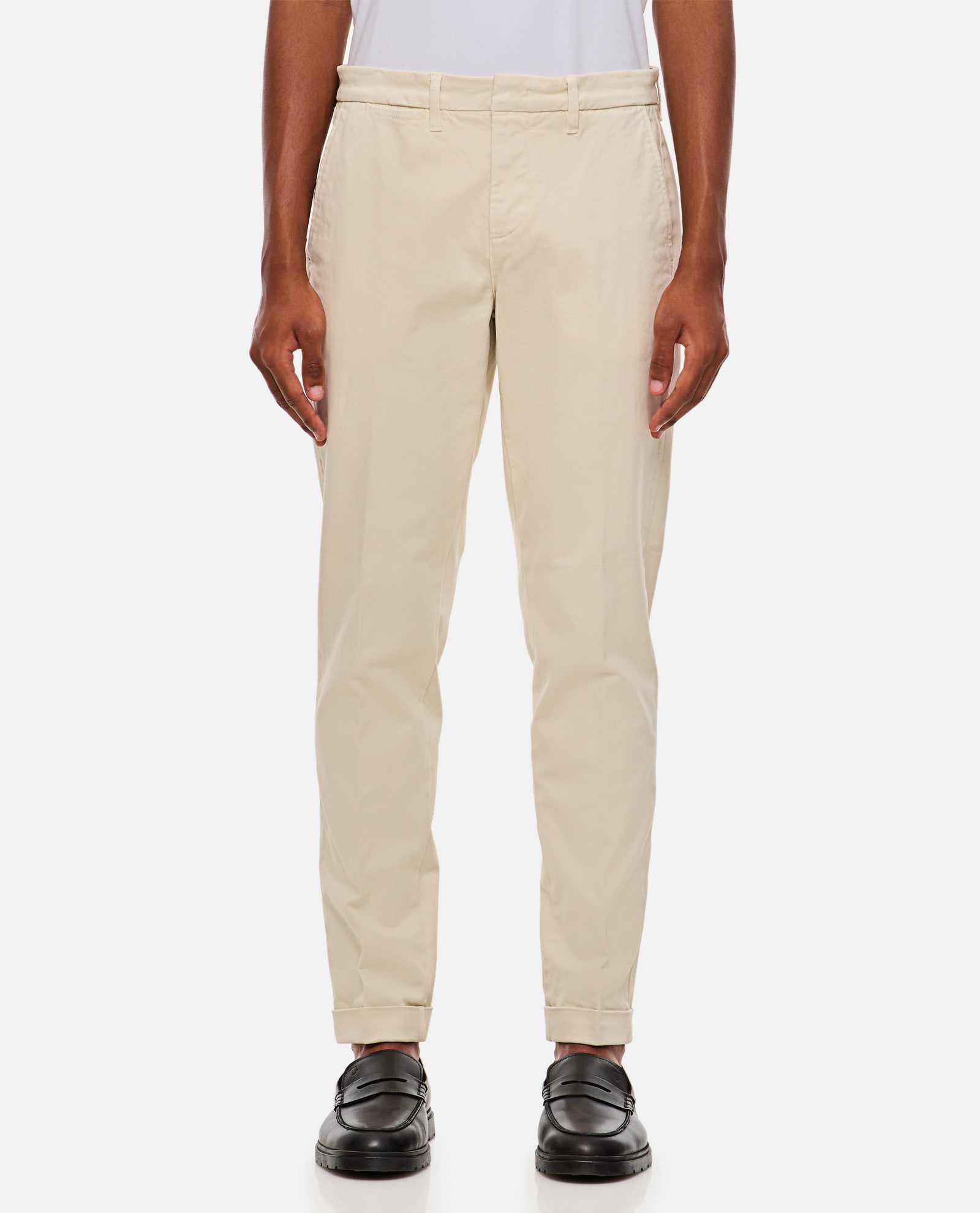 Fay Capri Pant In White