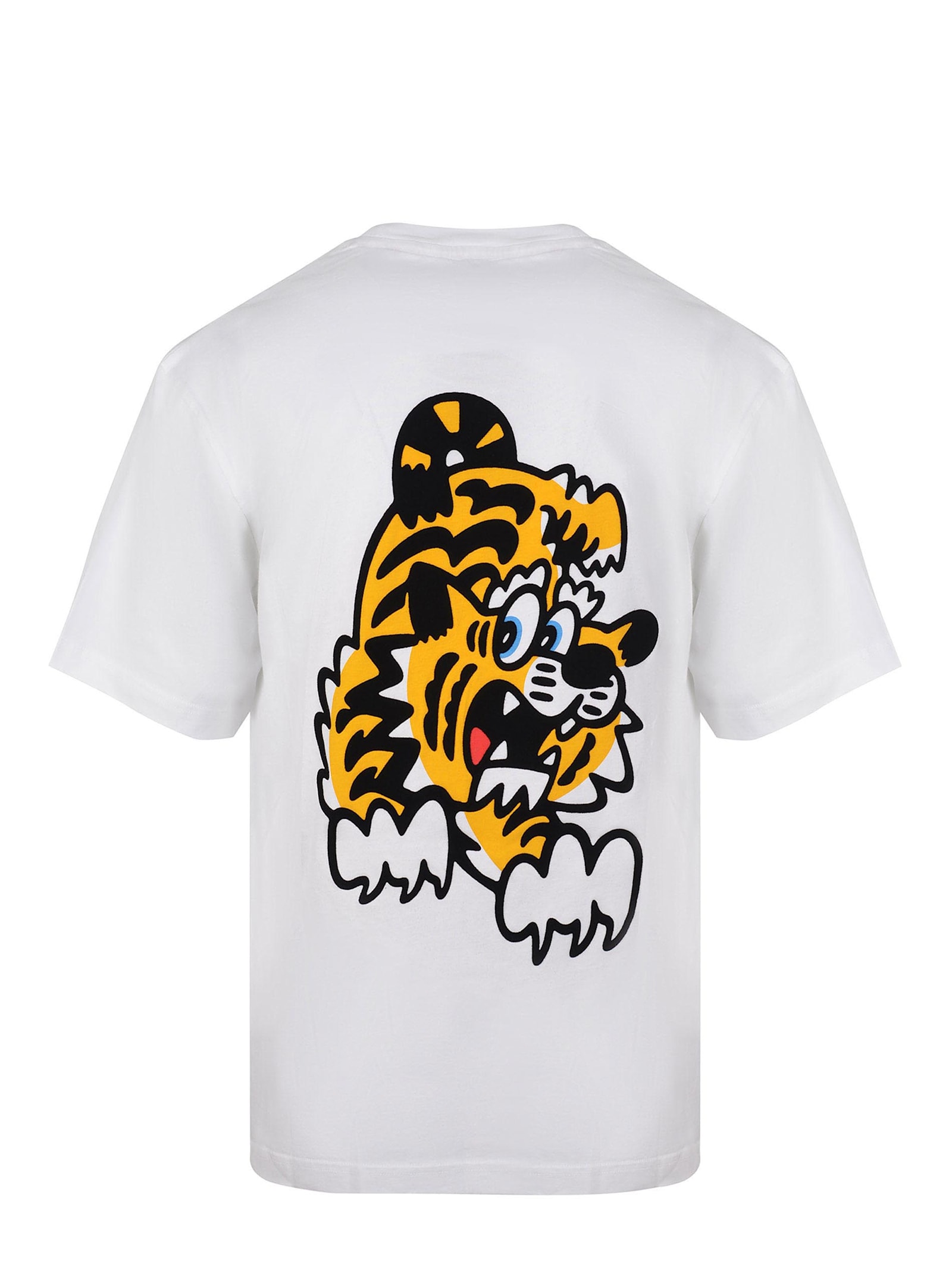Kenzo Verdy Os Printed Cotton T-shirt In White