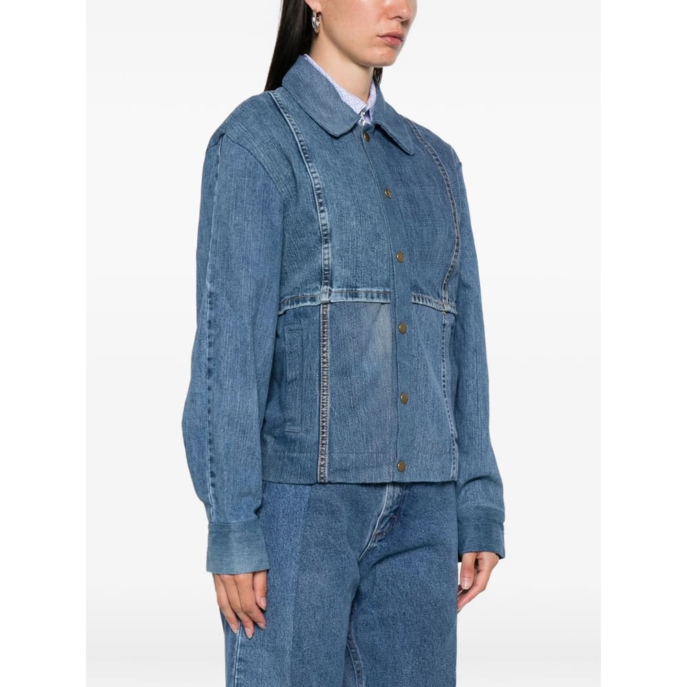 E.l.v Denim E.l.v. Denim Outerwears In Blue