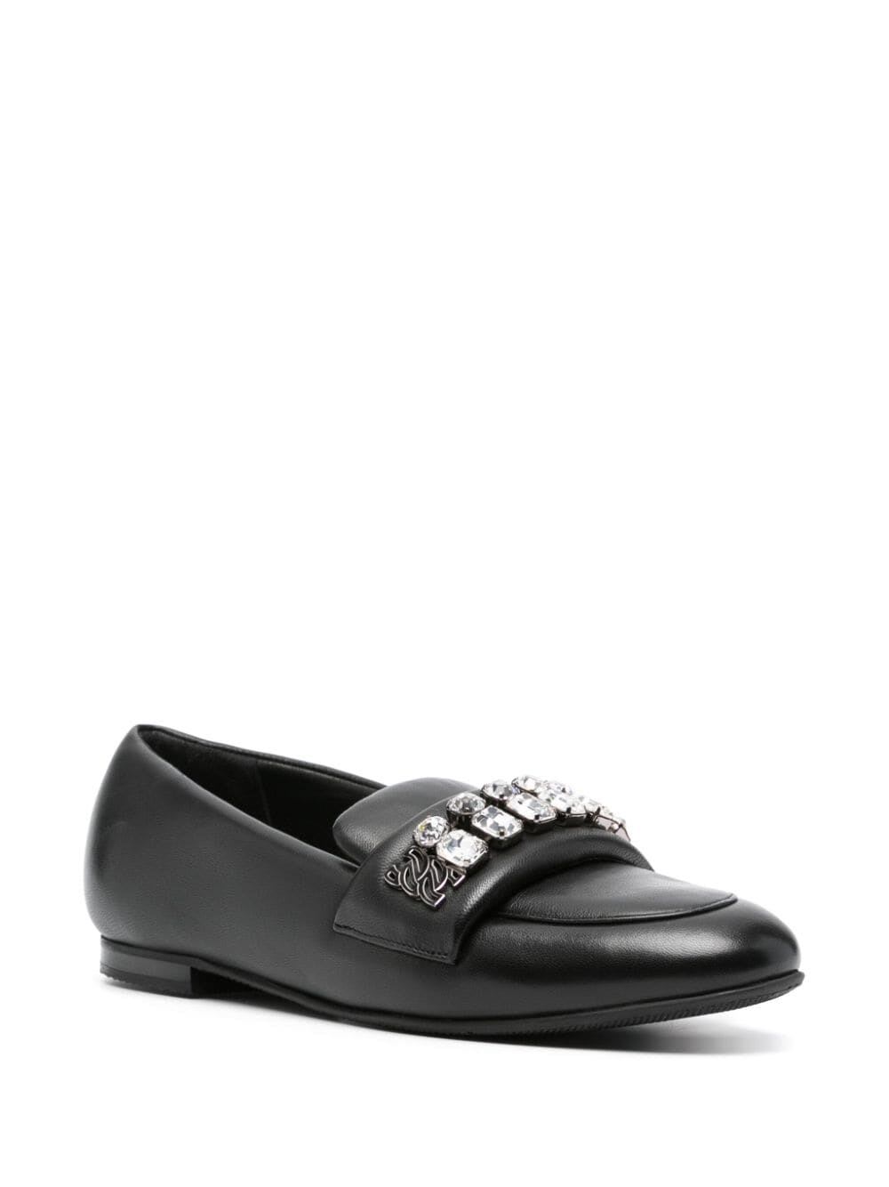 Casadei Valsenales Loafers In Blk Black