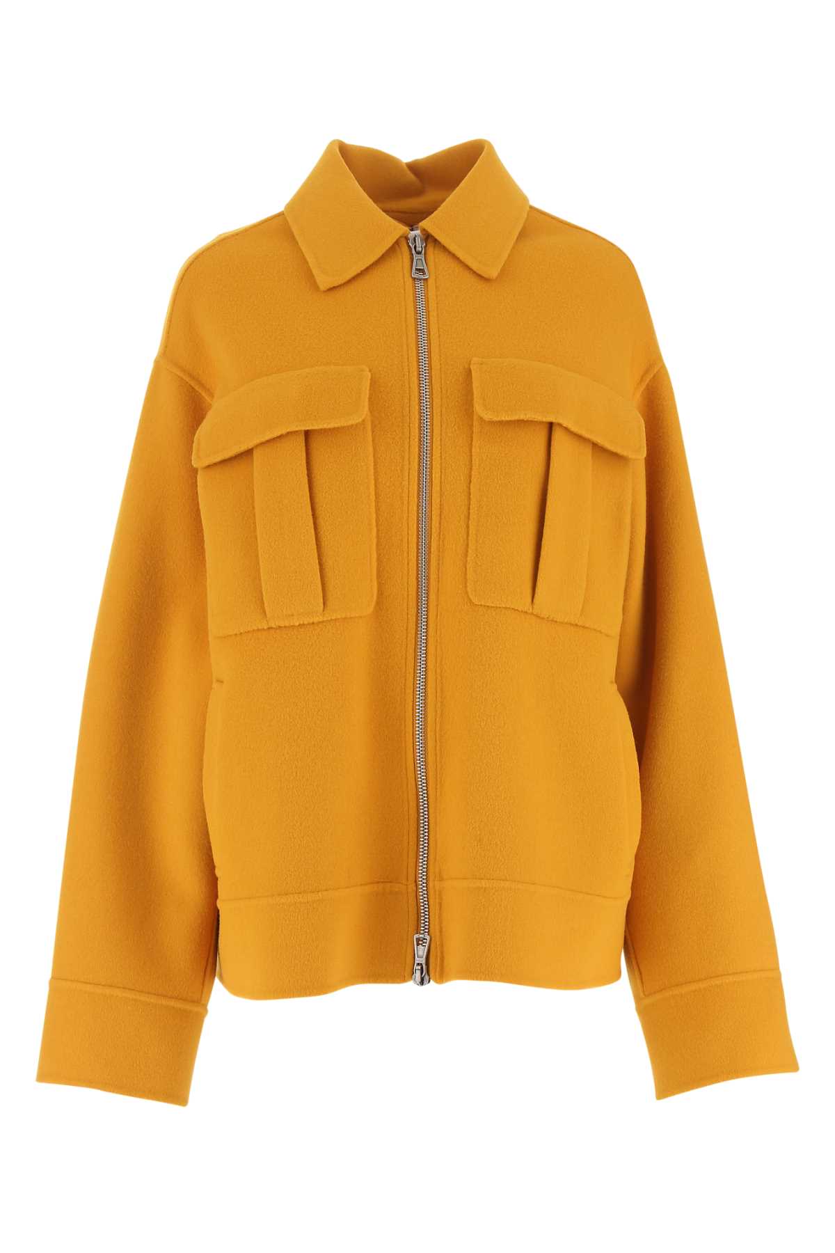 Shop Sportmax Orange Wool Pisano Jacket In 084