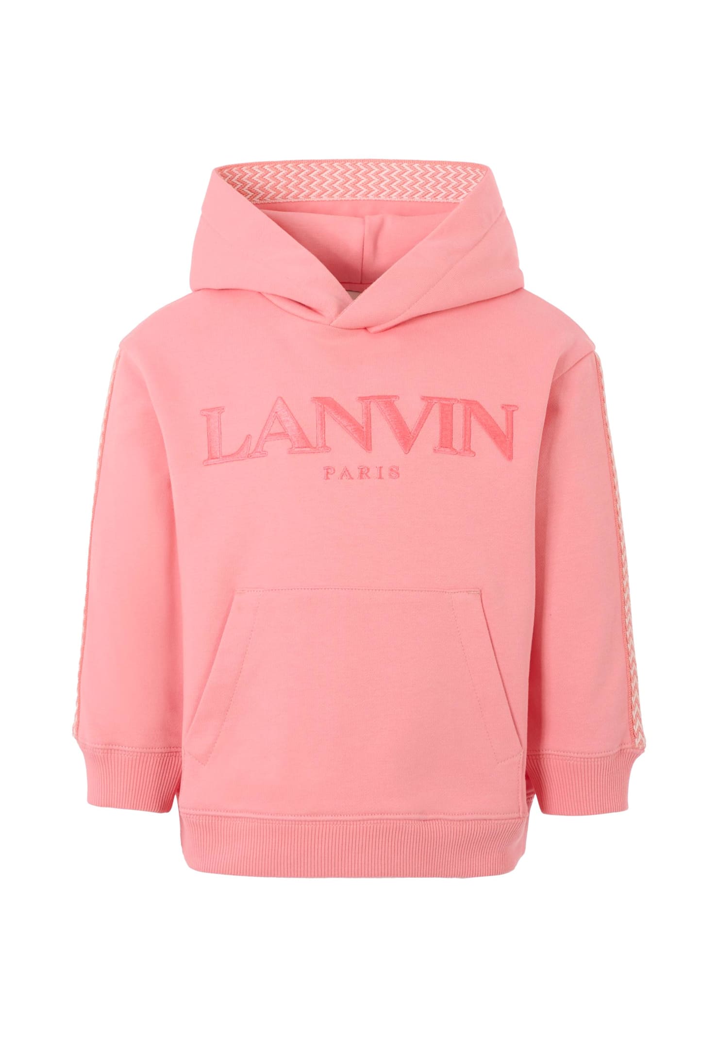 Lanvin Kids' Pink Sweatshirt For Girl With Logo
