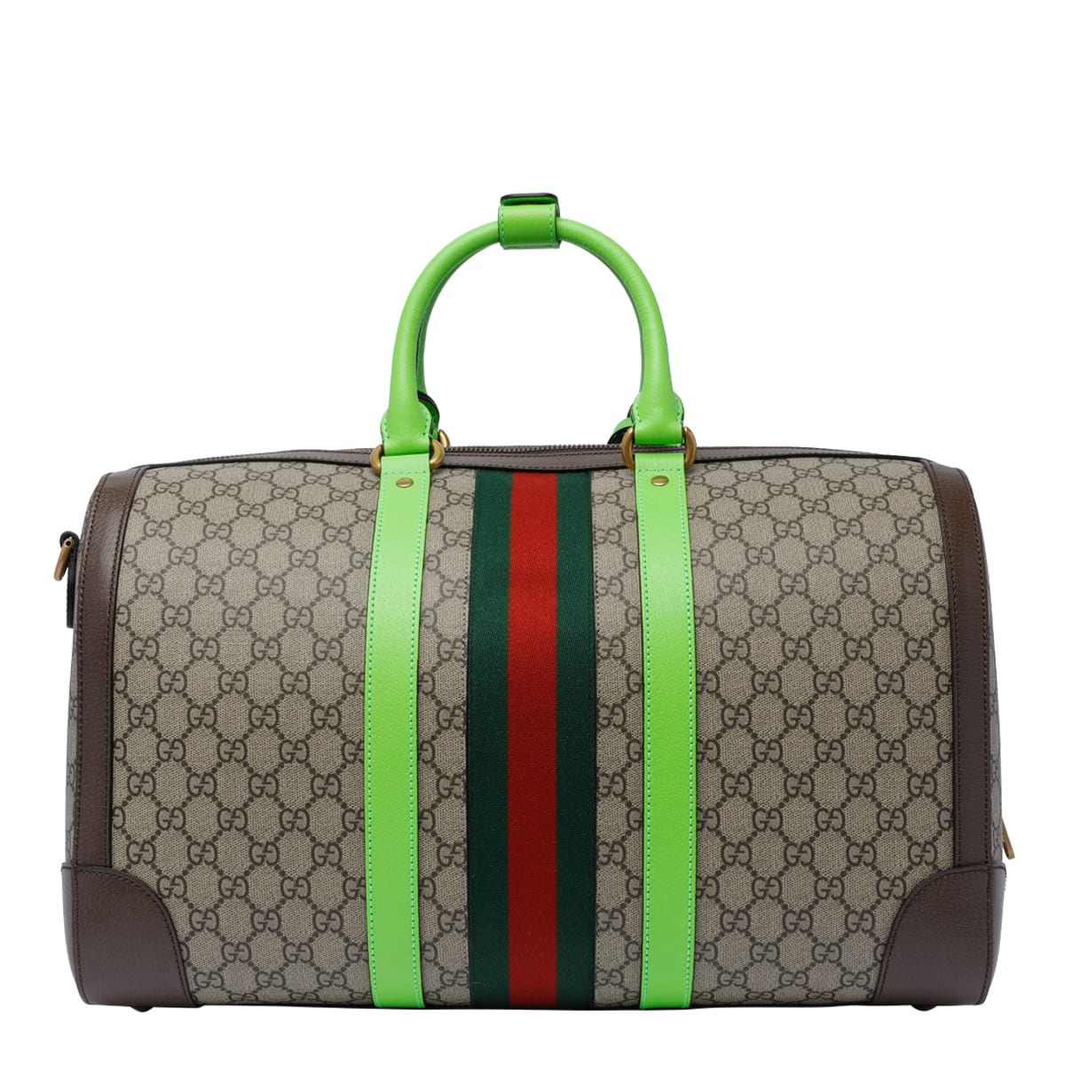 Shop Gucci Medium  Savoy Duffle Bag In Brown