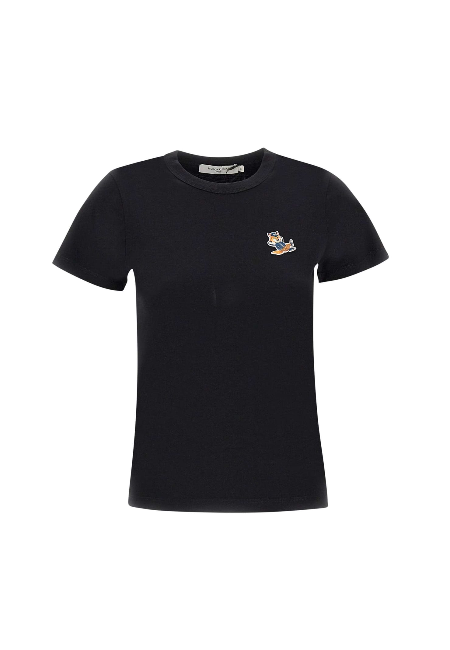 Maison Kitsuné Cotton T-shirt In Black