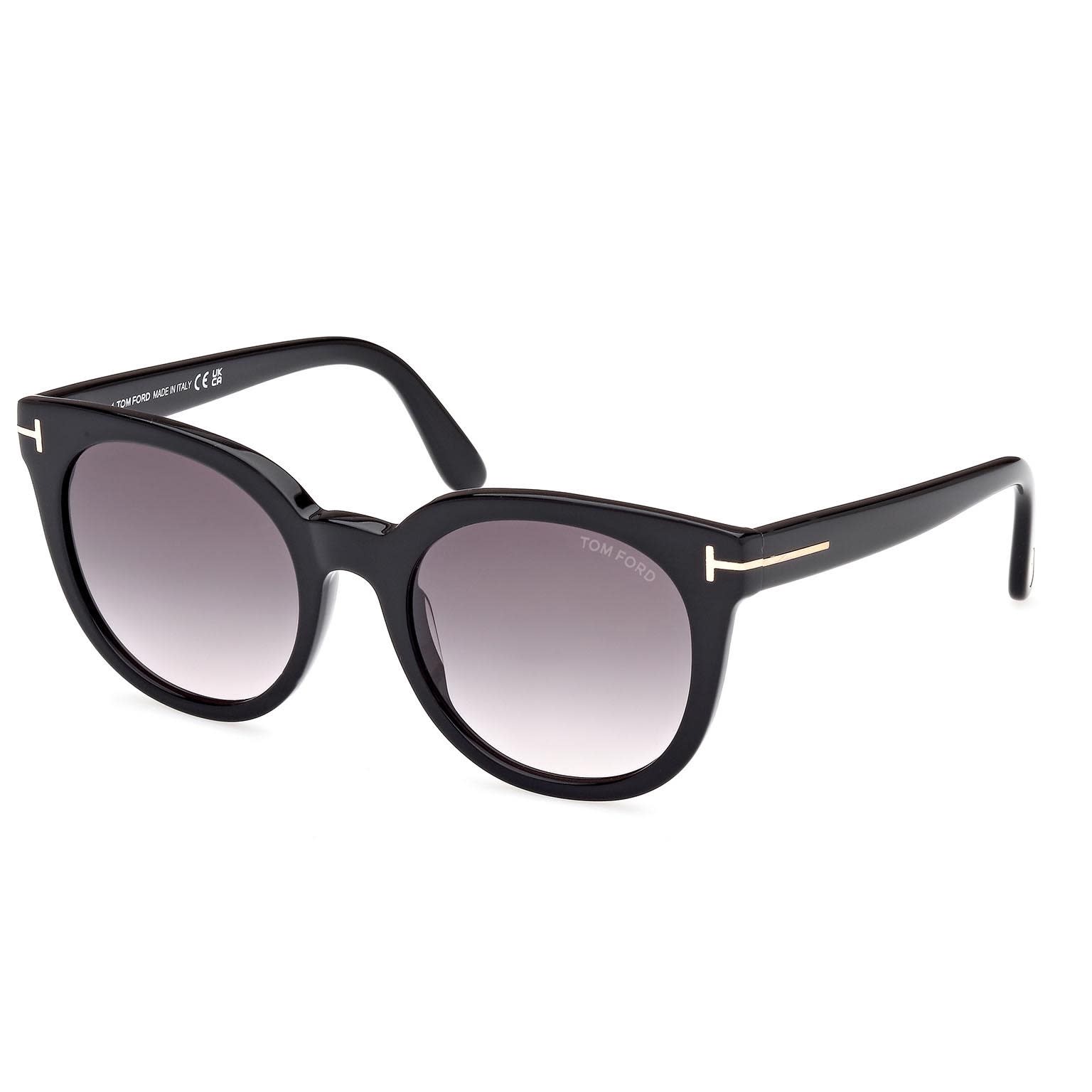 Shop Tom Ford Sunglasses In Nero/grigio Sfumato