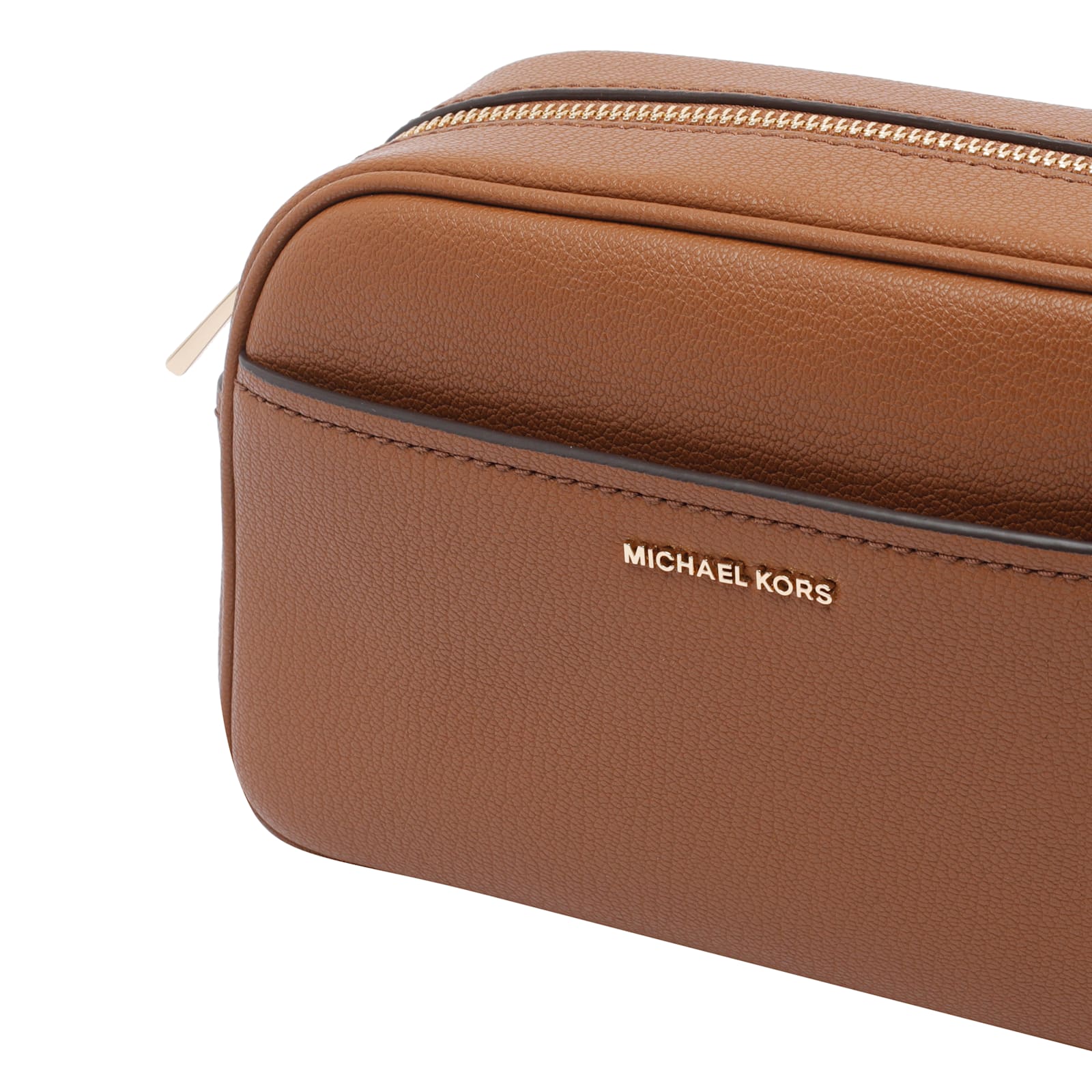 Michael Michael Kors Small Jet Set Crossbody Bag In Brown