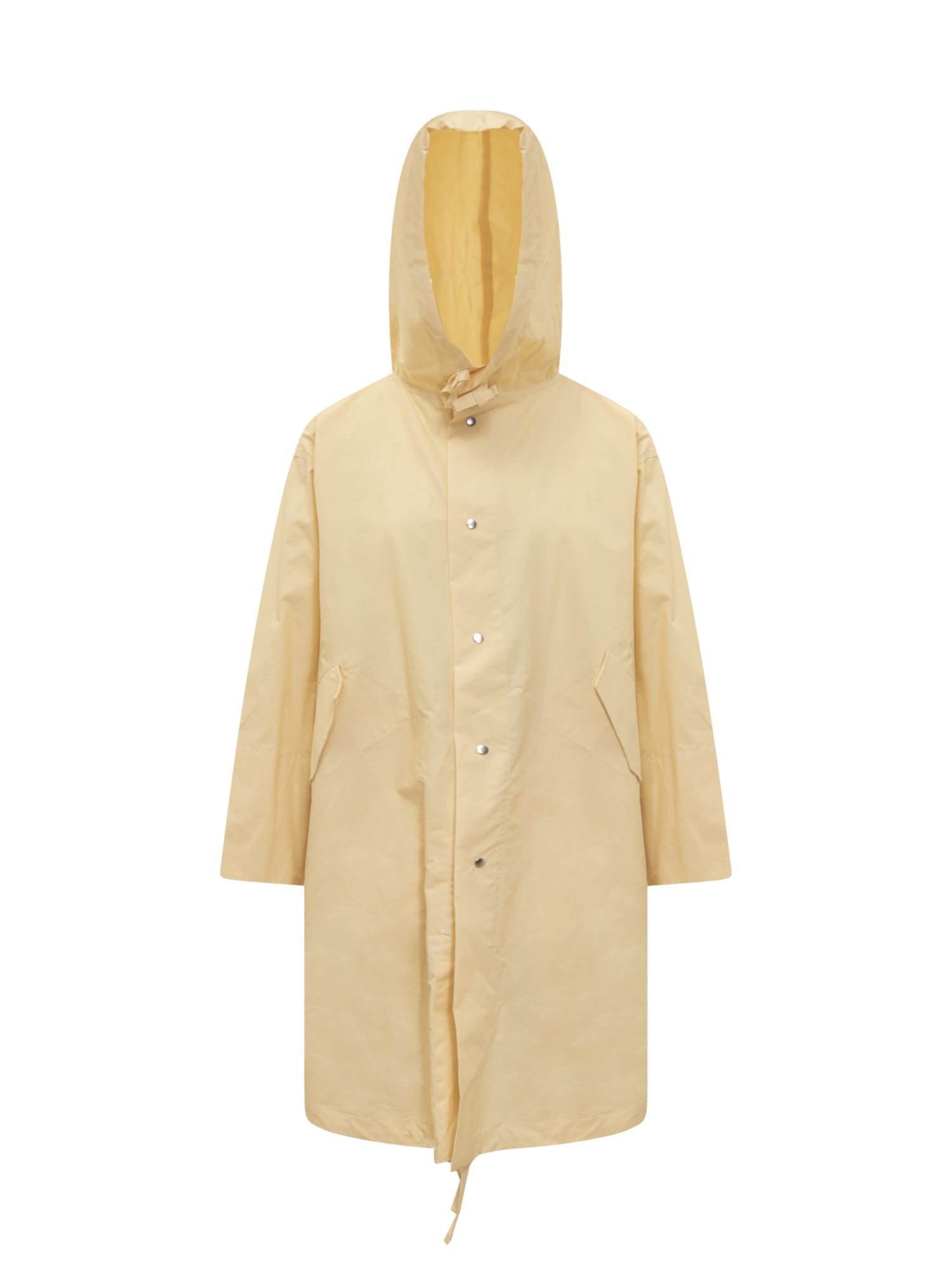 Shop Jil Sander 01 Parka Trench In Pastel Yellow