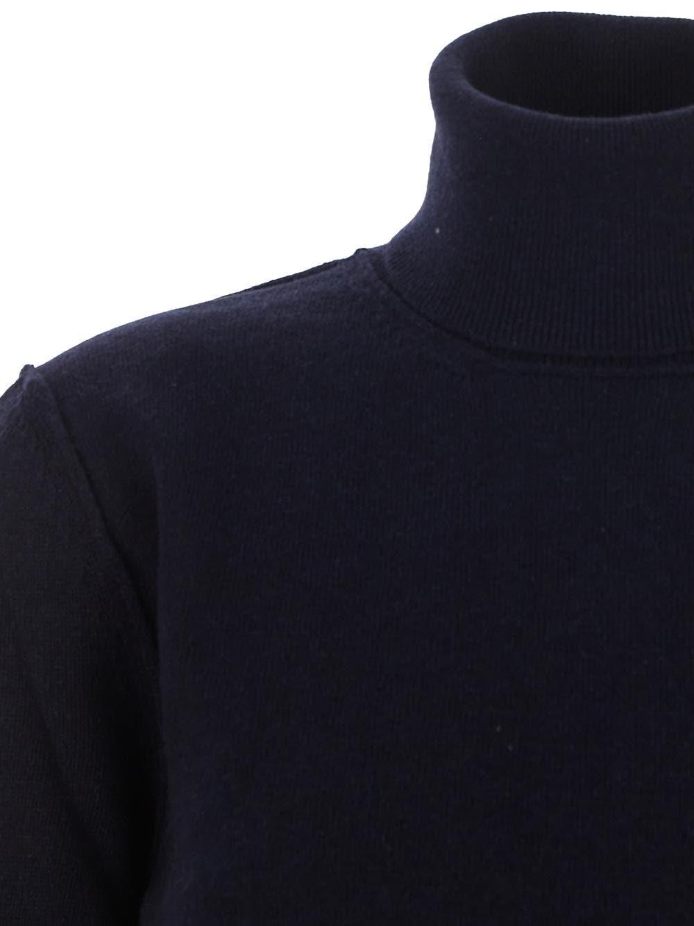 Shop Maison Margiela Crewneck Sweater In Blu