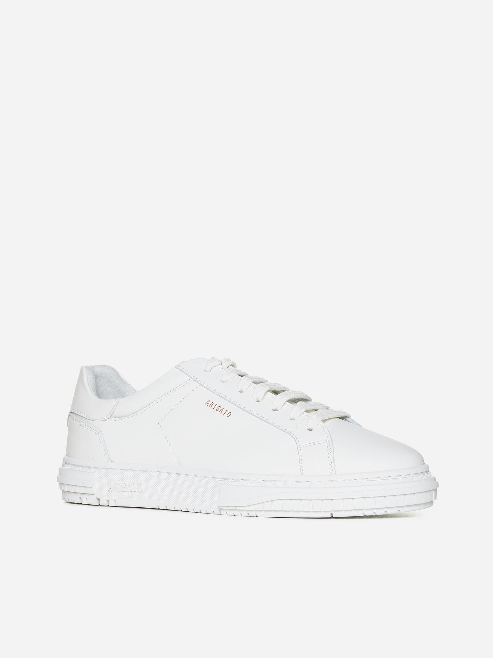 Shop Axel Arigato Atlas Leather Sneakers In White