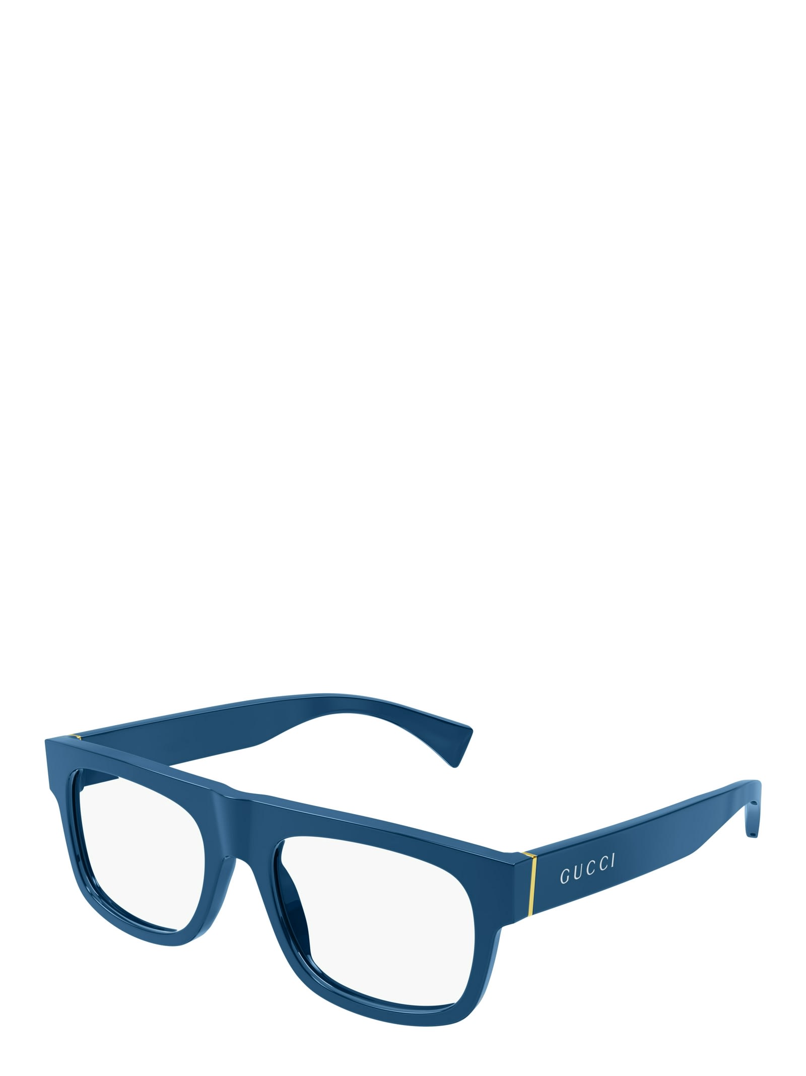 Shop Gucci Gg1137o Blue Glasses