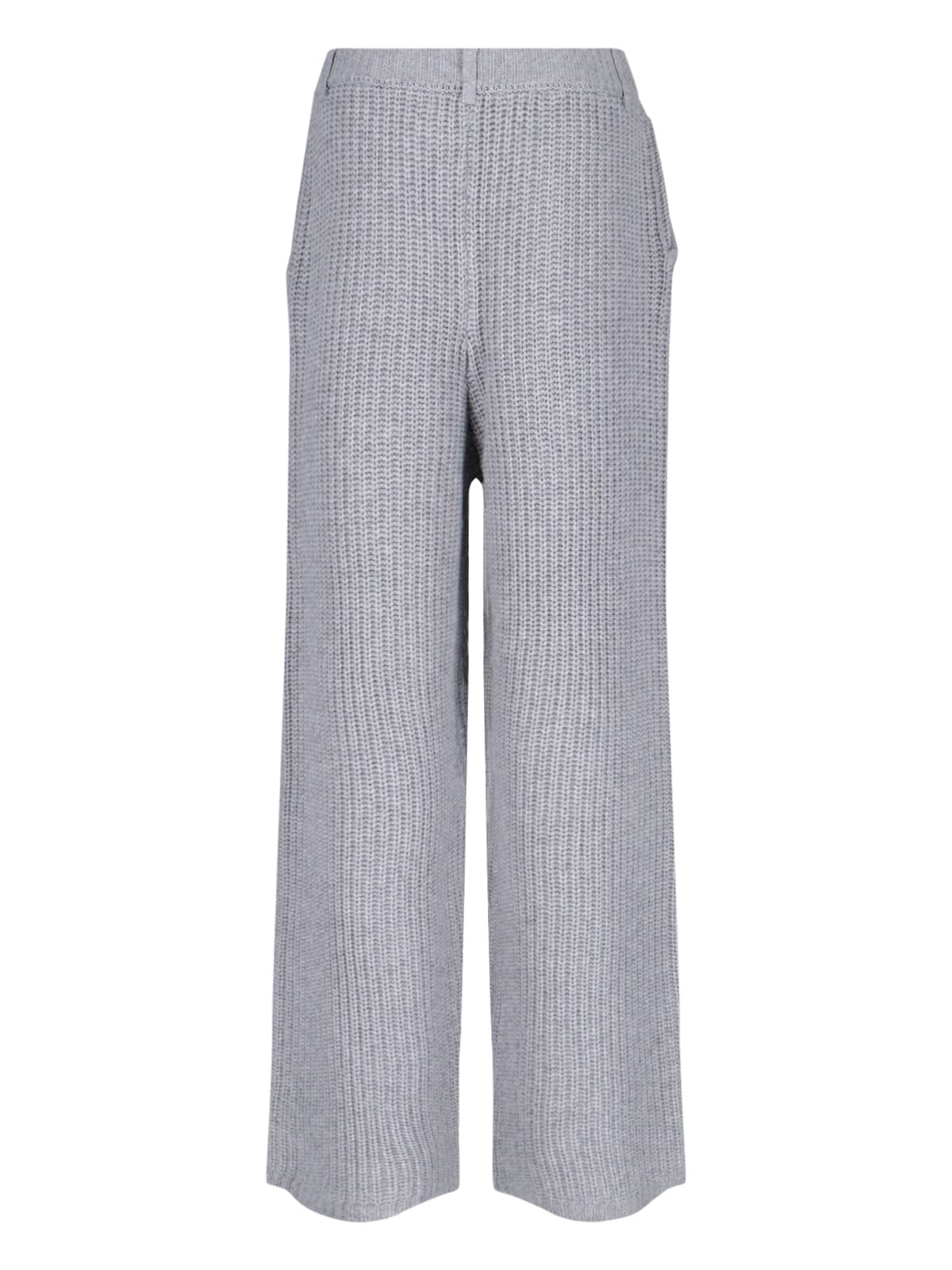 Aya Muse Knitting Trousers In Gray
