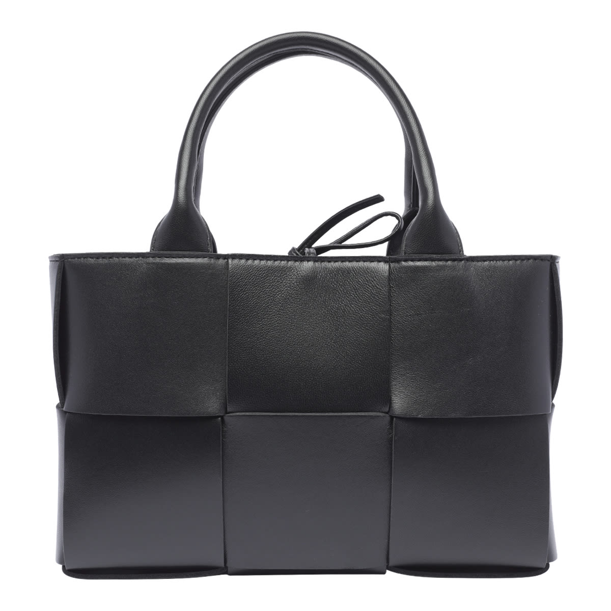 Shop Bottega Veneta Mini Arco Tote Bag In Black