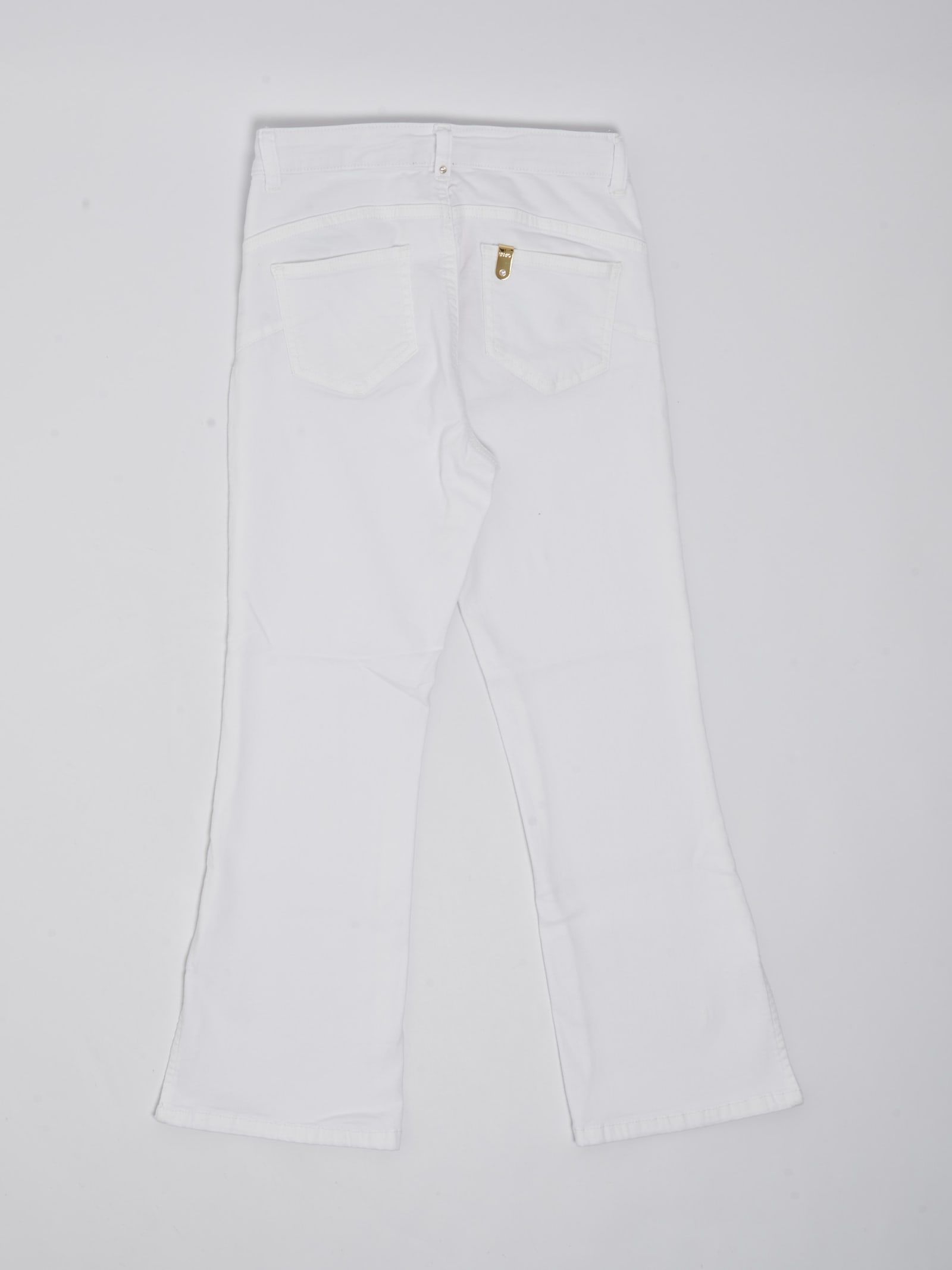 Shop Liu •jo Trousers Trousers In Bianco