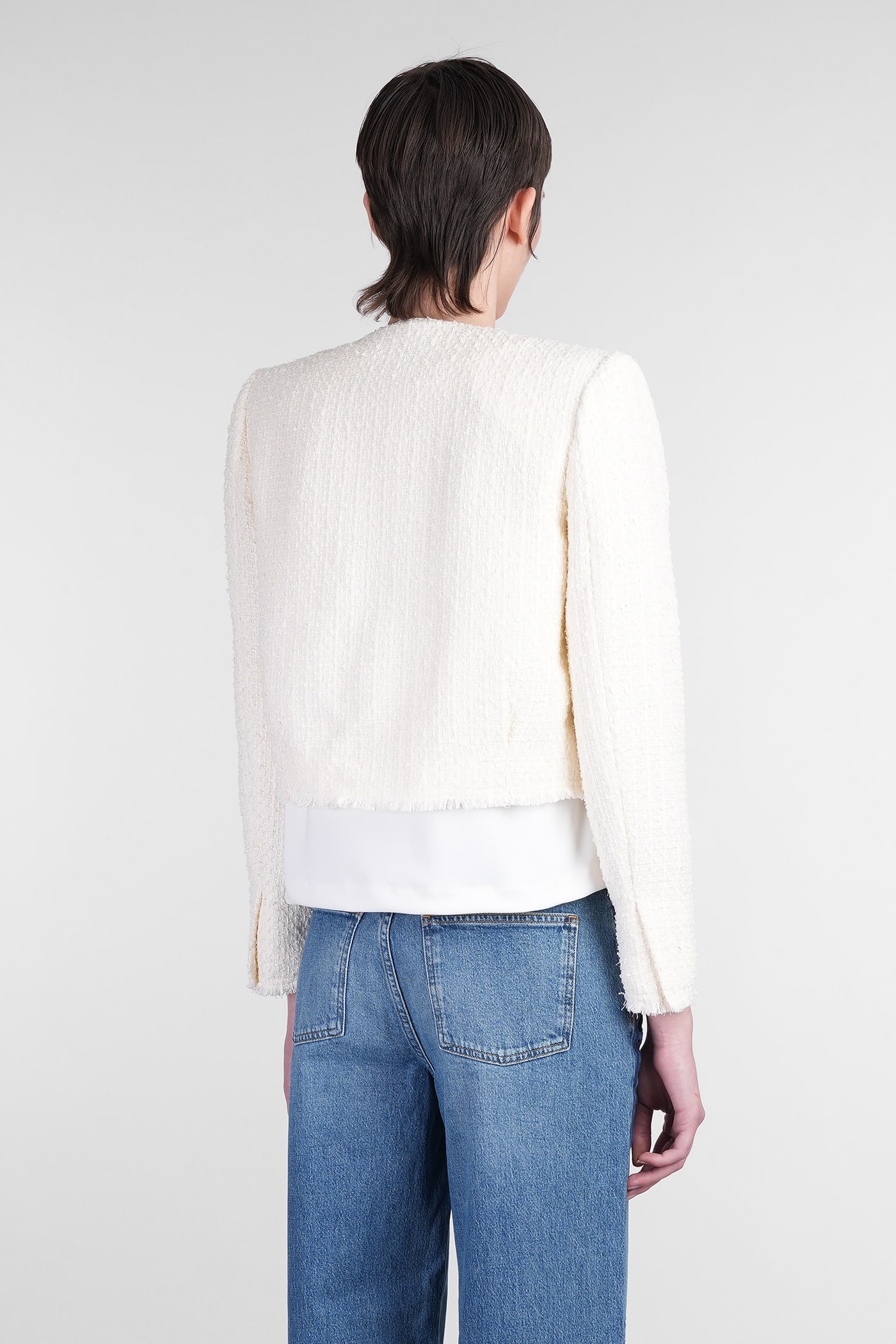 Iro Siname Casual Jacket In Beige Polyester