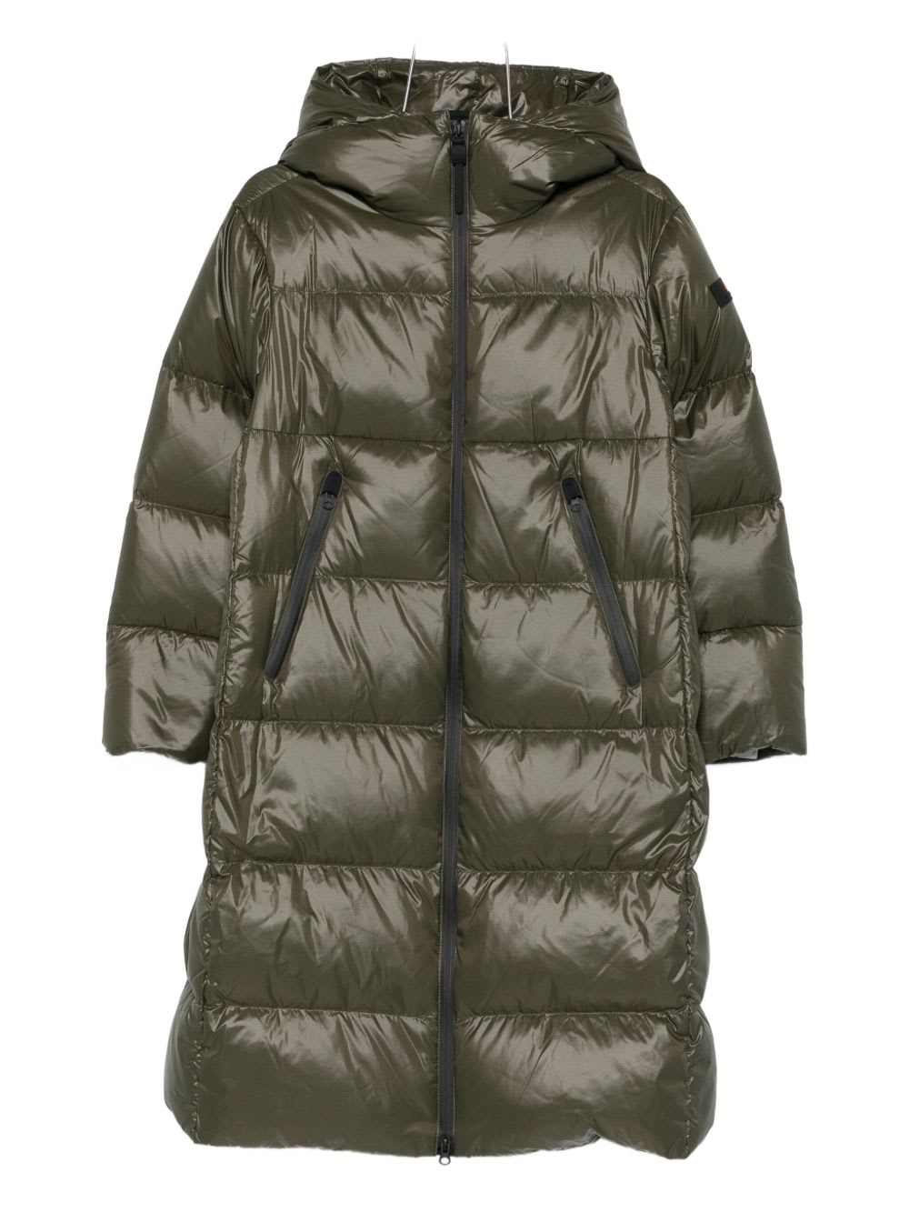 Peuterey Selectric Midi Down Jacket In Green