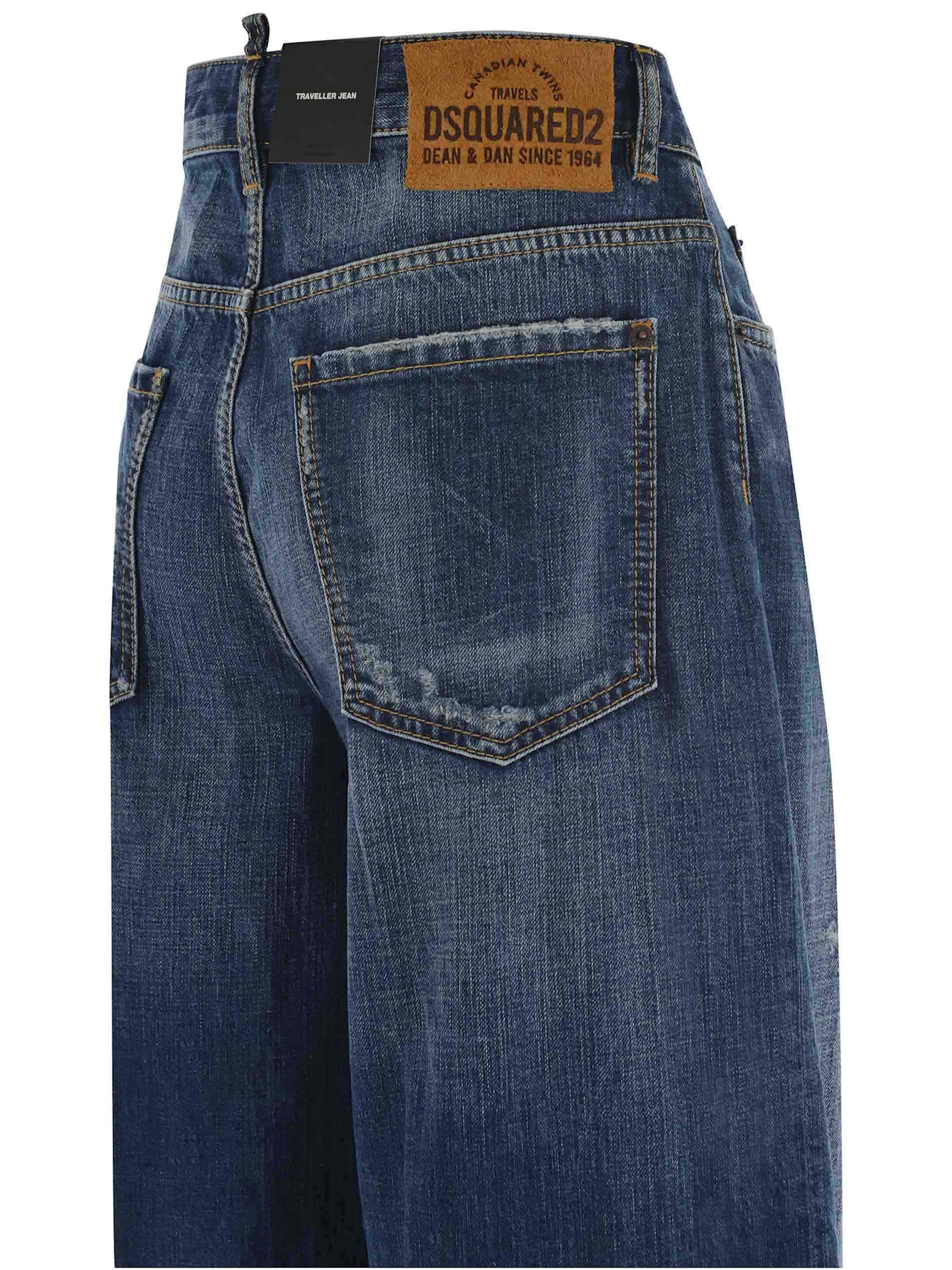 Dsquared2 Jeans Traveller Jean In Denim In Denim Azzurro
