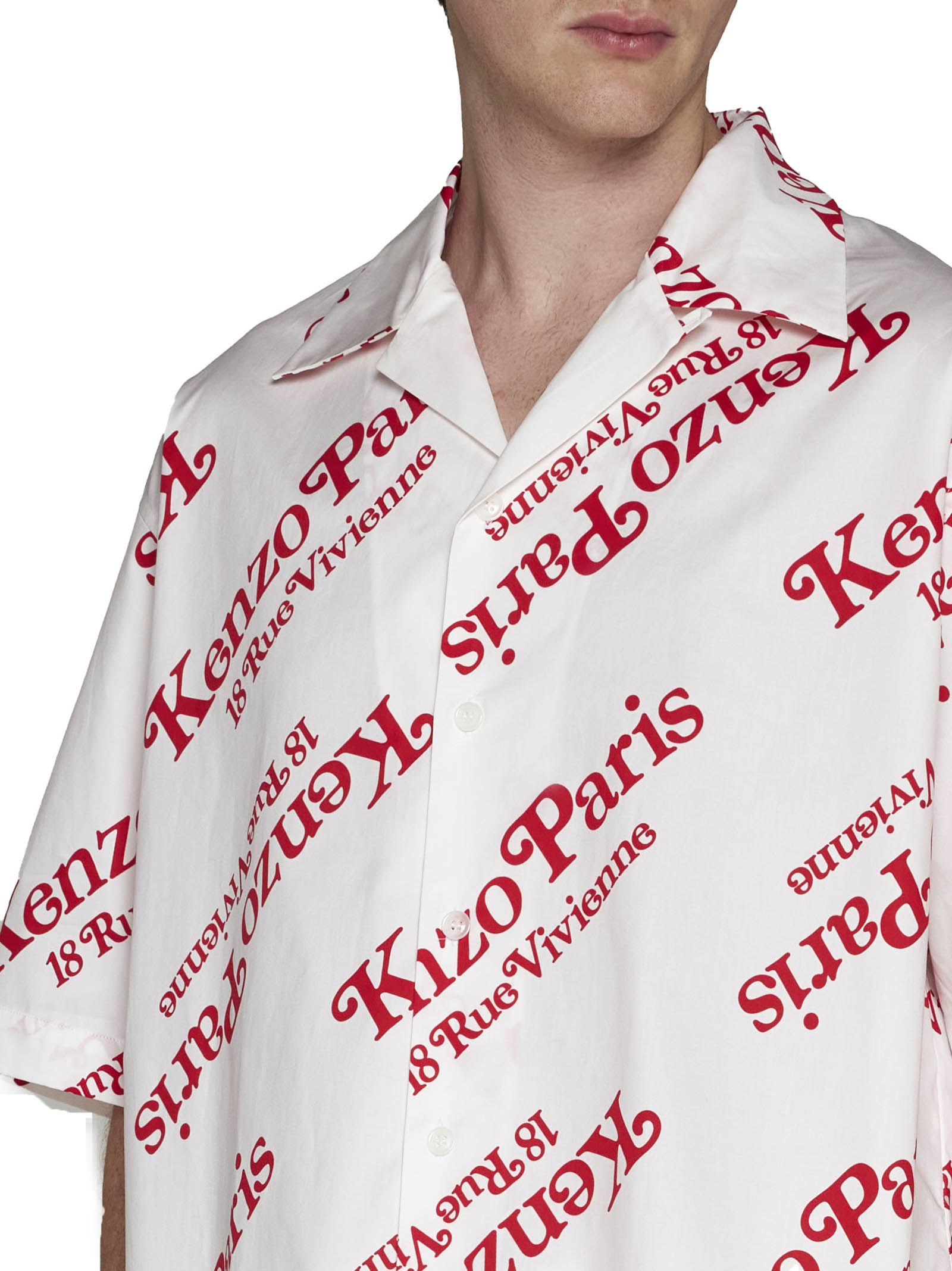 Shop Kenzo Shirt In Beige