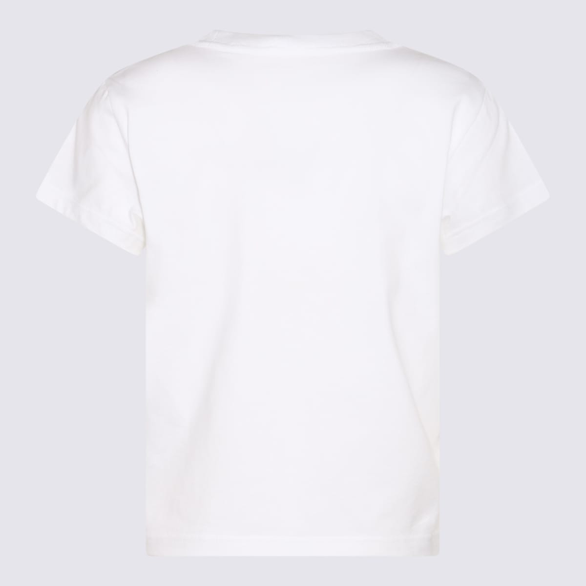 Alexander Wang White Cotton T-shirt In White