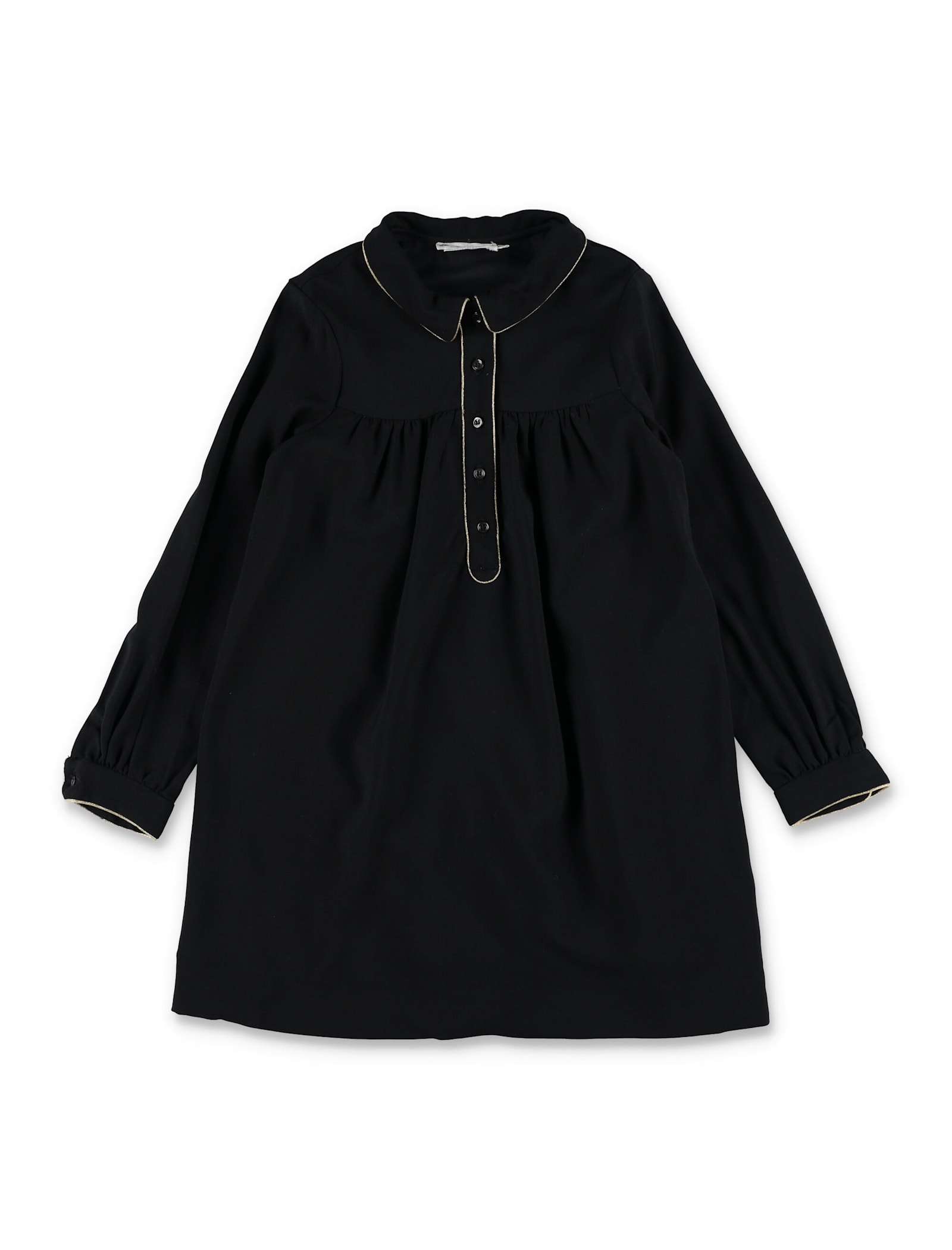 Bonpoint Twill Dress In Black