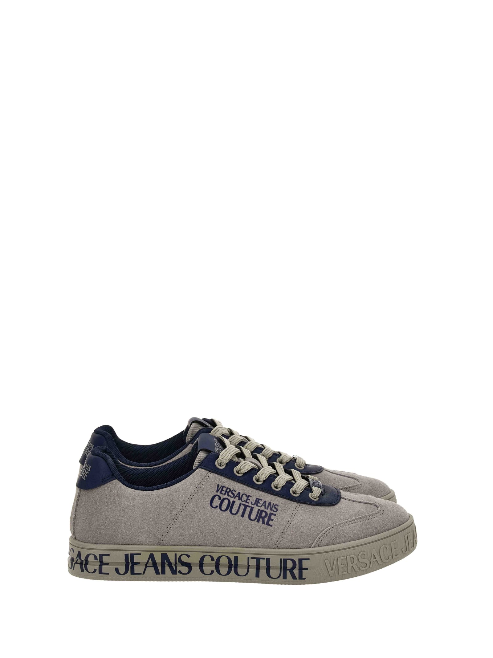 Versace Jeans Couture Sneakers In Grey