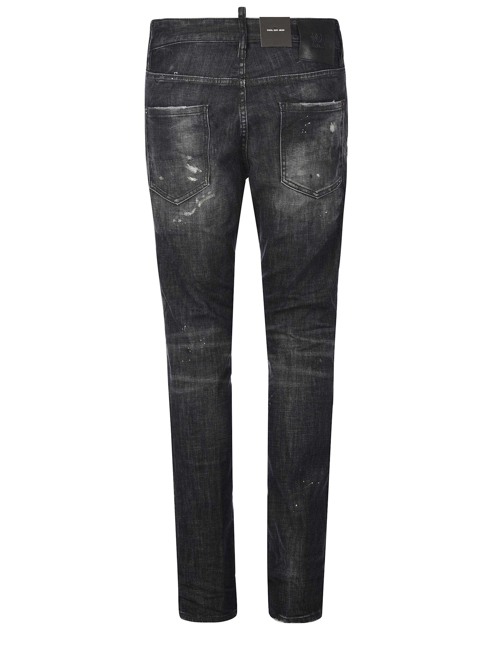 Shop Dsquared2 Jeans  Cool Guy Made Of Denim In Denim Nero