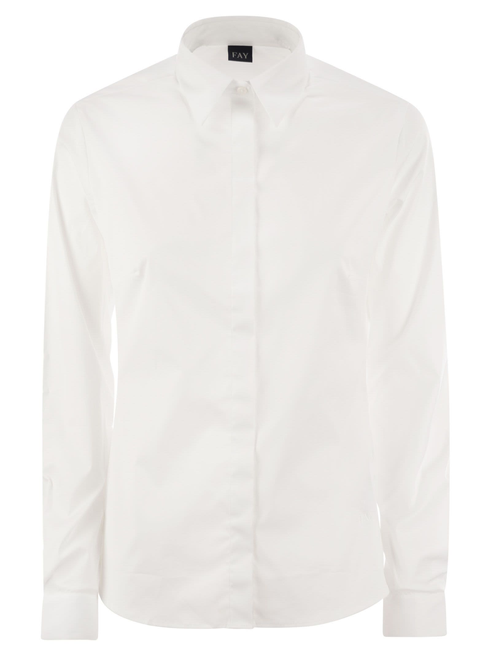 Stretch Poplin Shirt