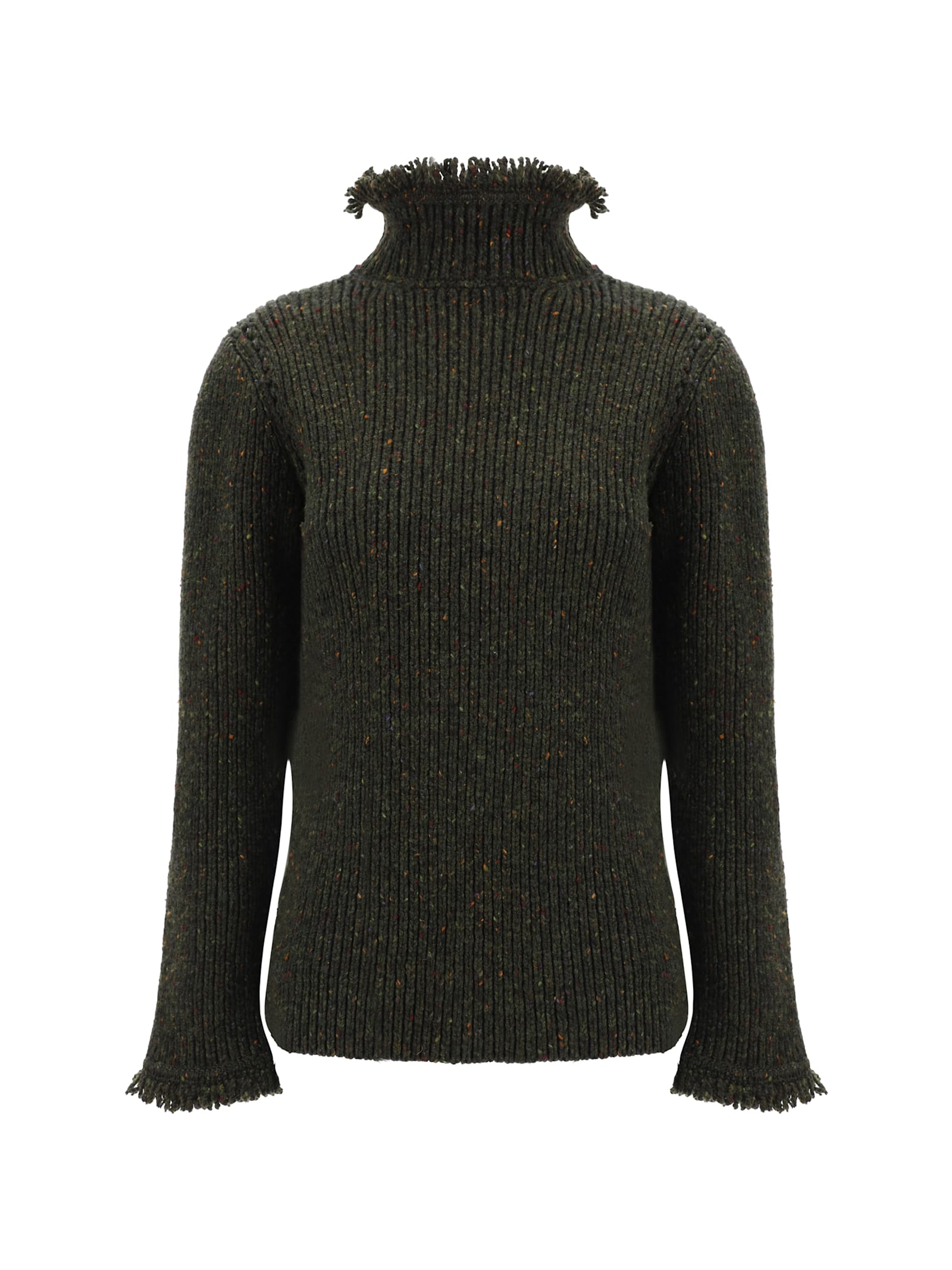 Shop Burberry Turtleneck Sweater In Glen