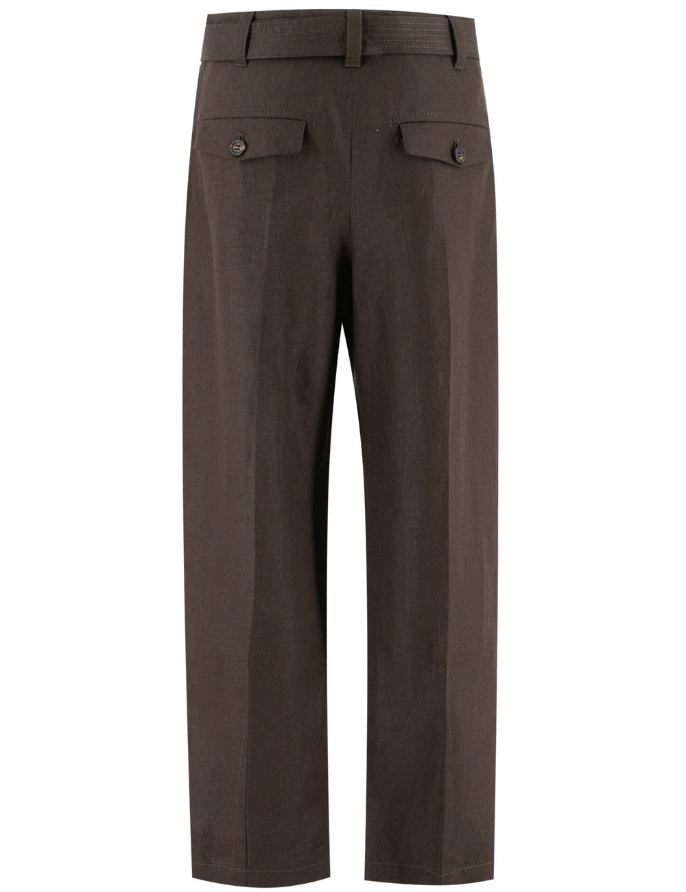 Brunello Cucinelli Pants In Dark Chocolate
