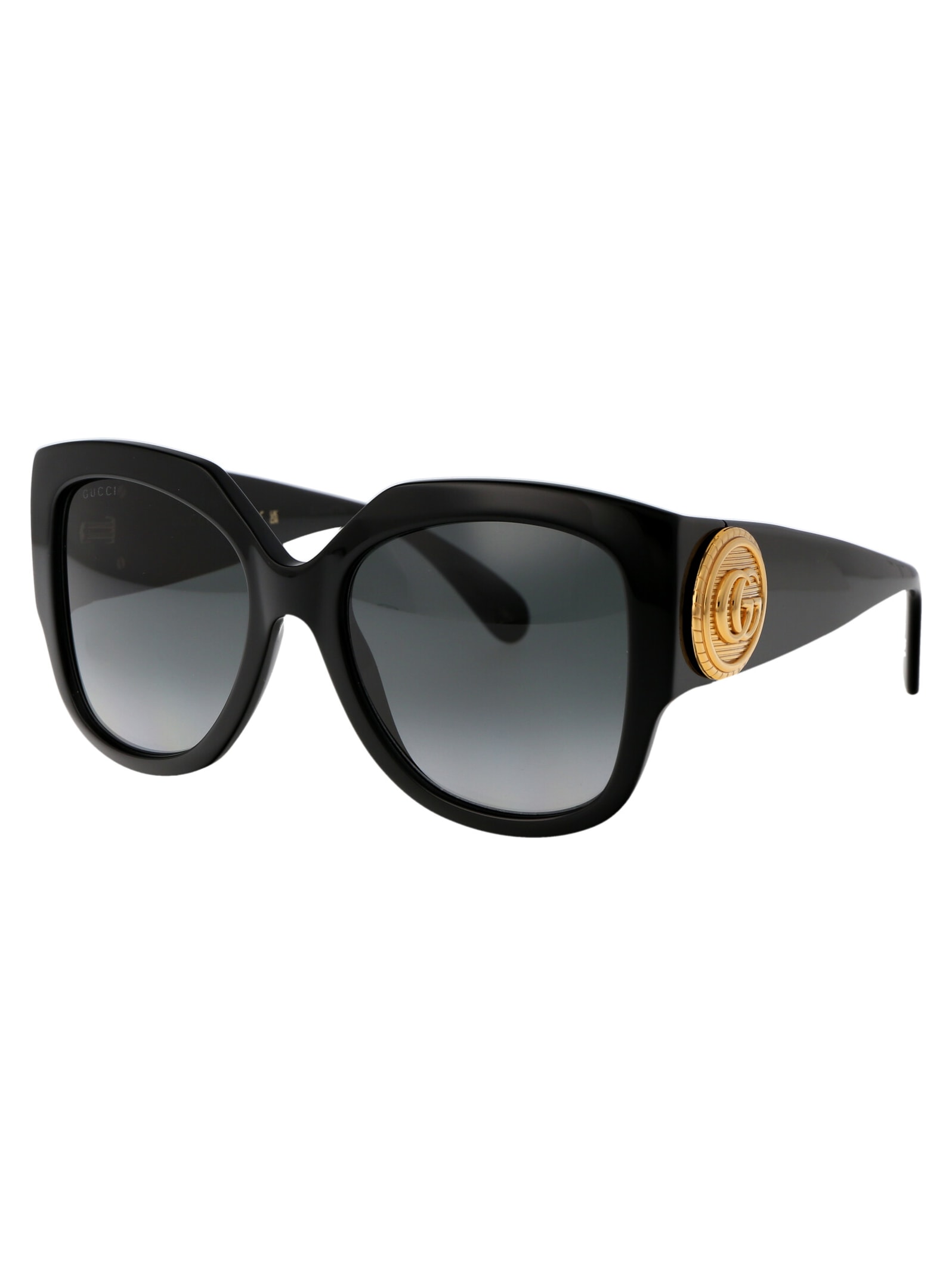 Shop Gucci Gg1407s Sunglasses In 001 Black Black Grey