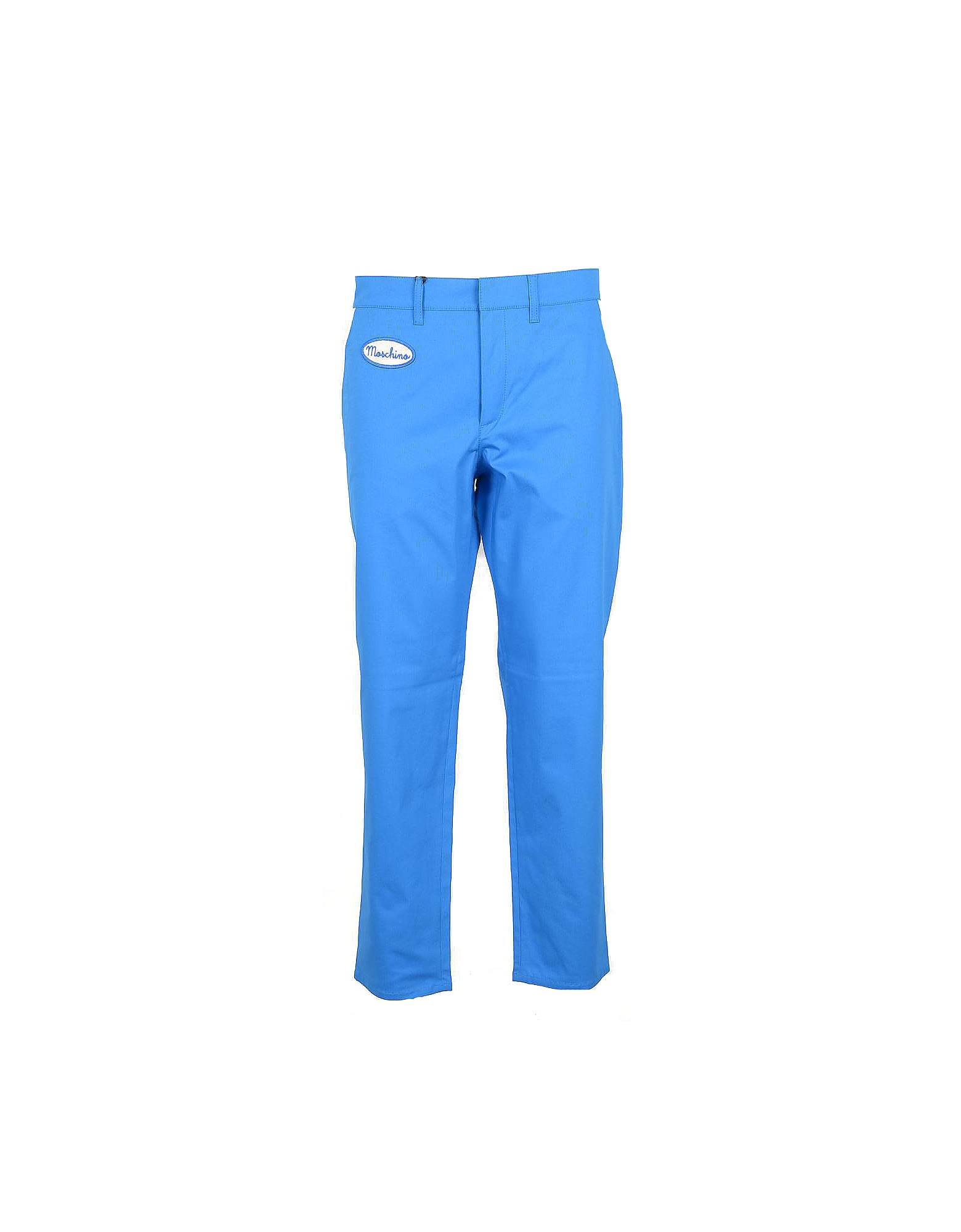 Moschino Mens Blue Pants