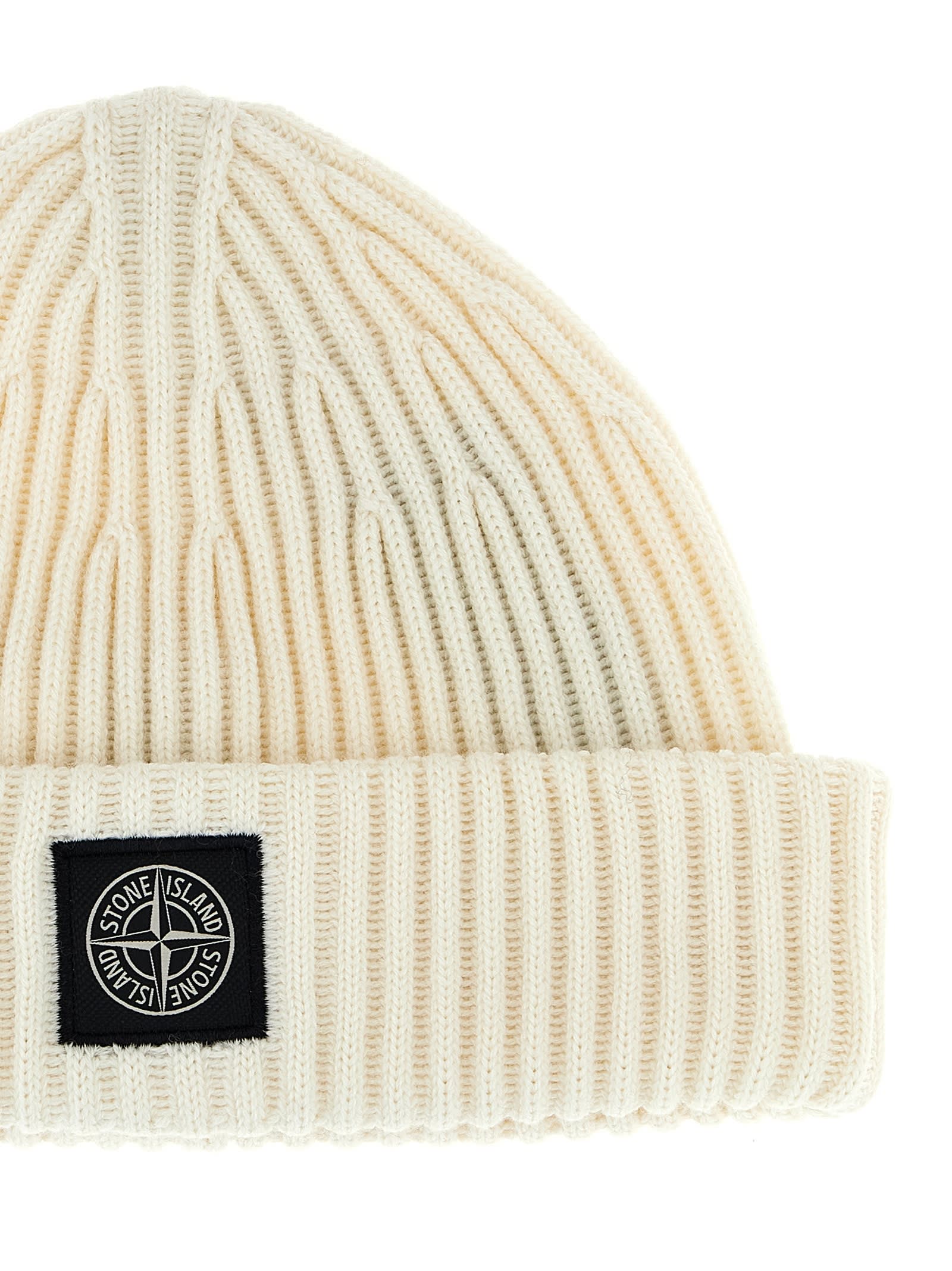 Shop Stone Island Fisherman Cap In White