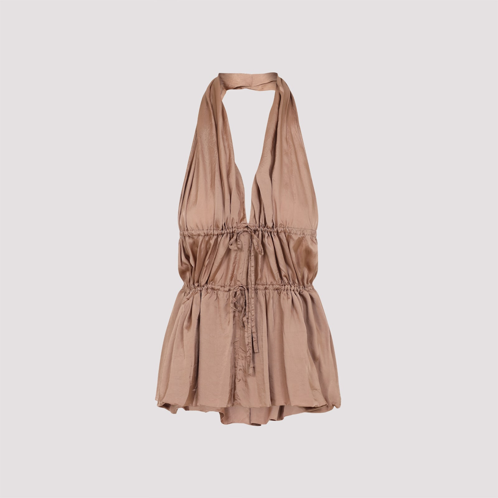 Shop Dries Van Noten Ceana Top In Nude