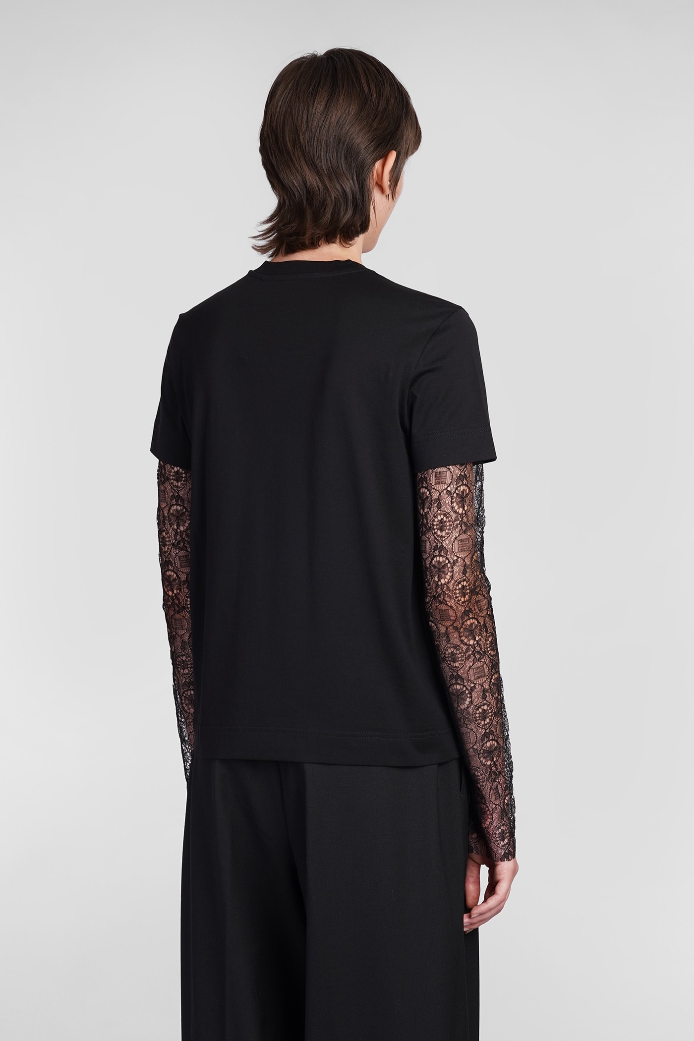 Shop Givenchy T-shirt In Black Cotton