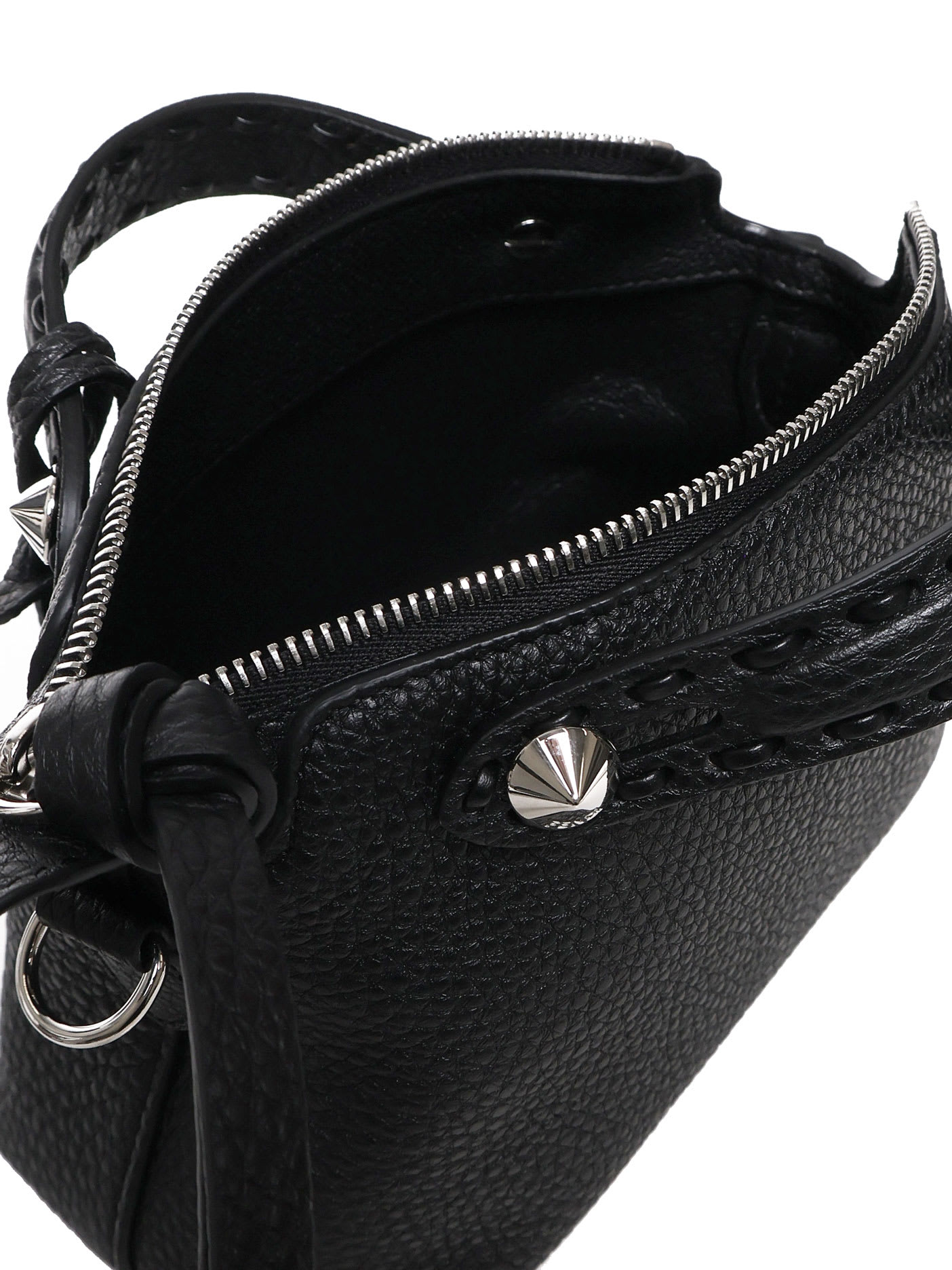 Fendi Mini By The Way In Calfskin In Black