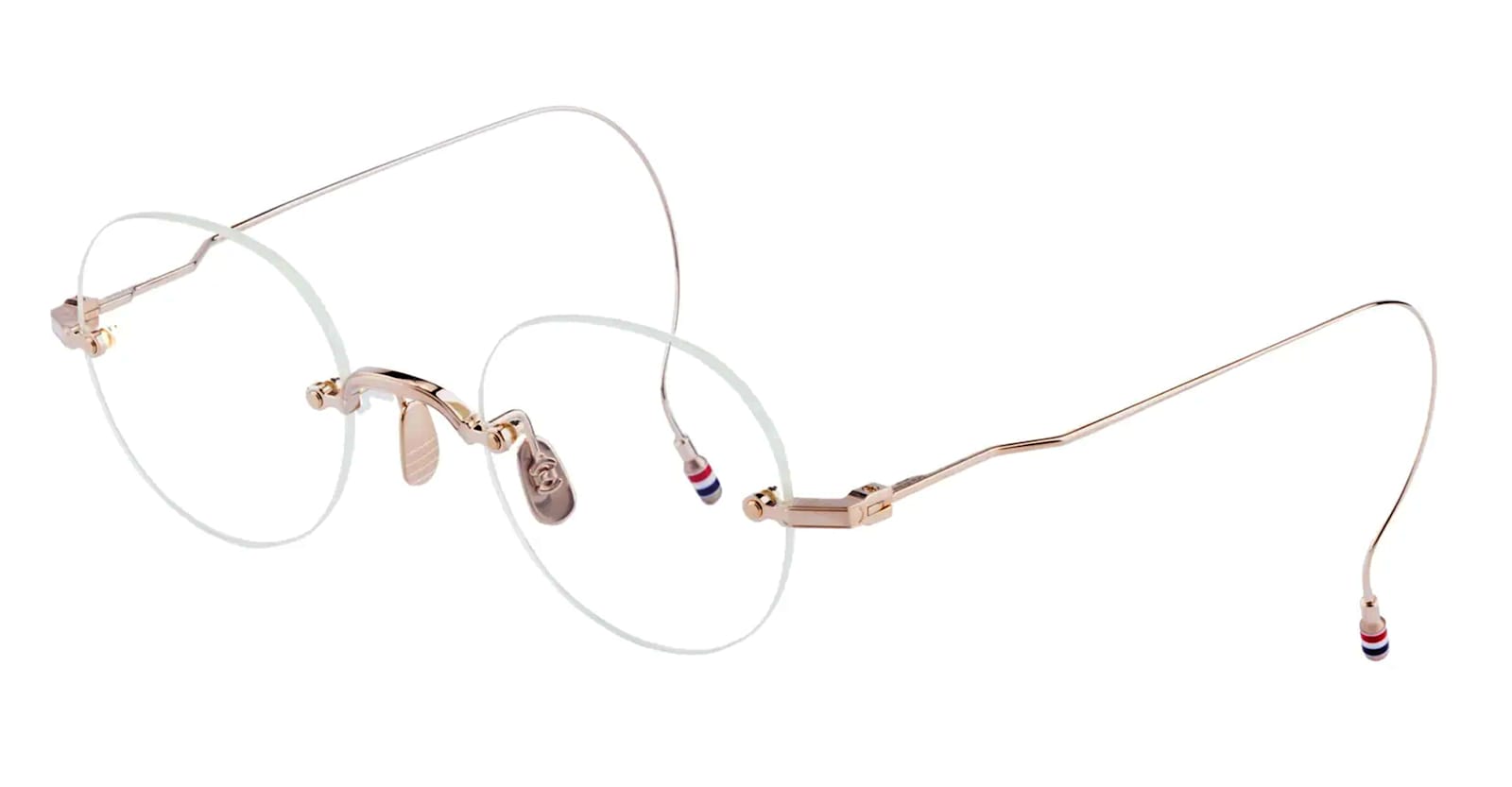 Thom Browne Ueo937a/g0001 Eyewear In White