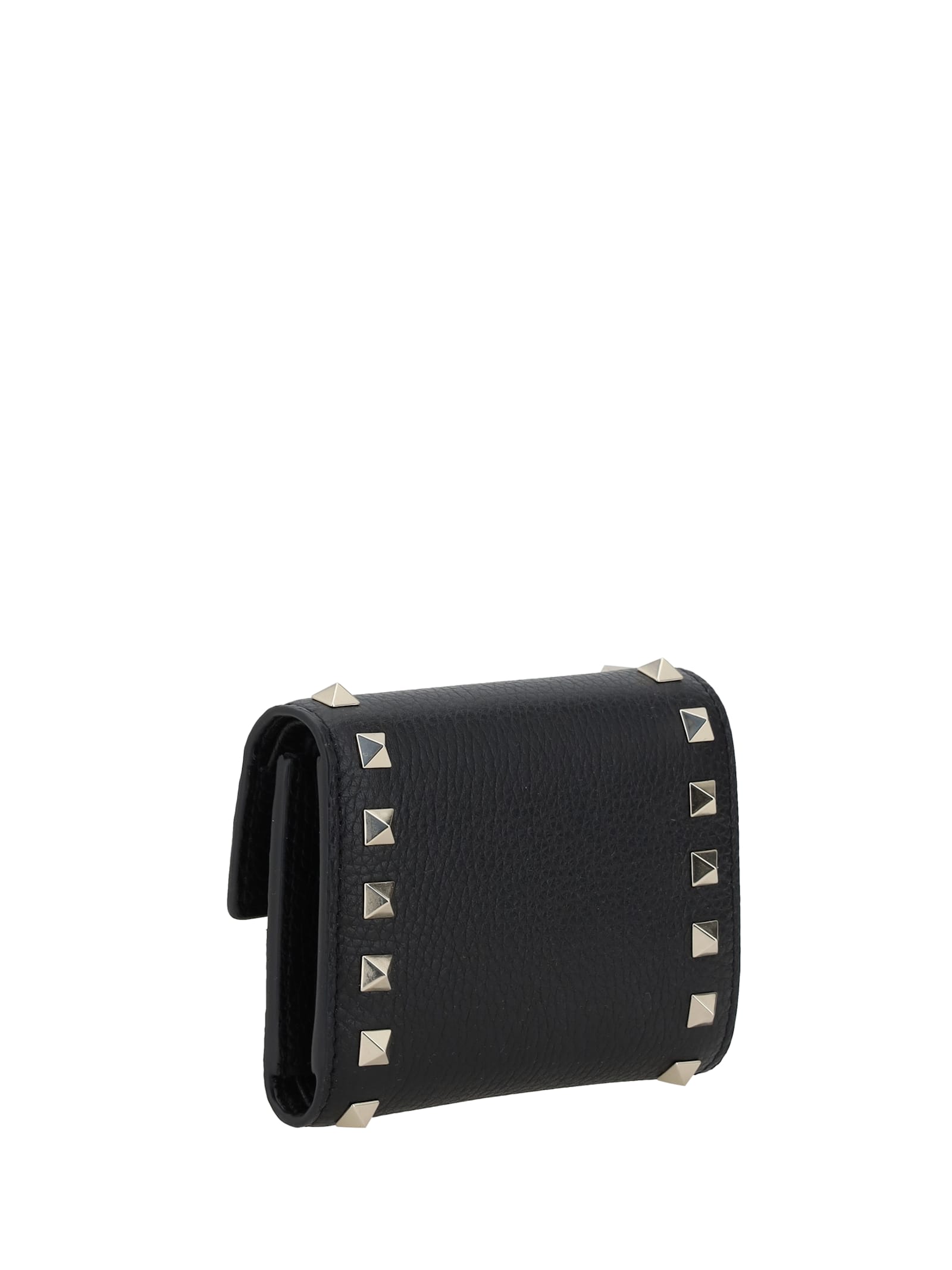 Valentino Rockstud Wallet In Nero
