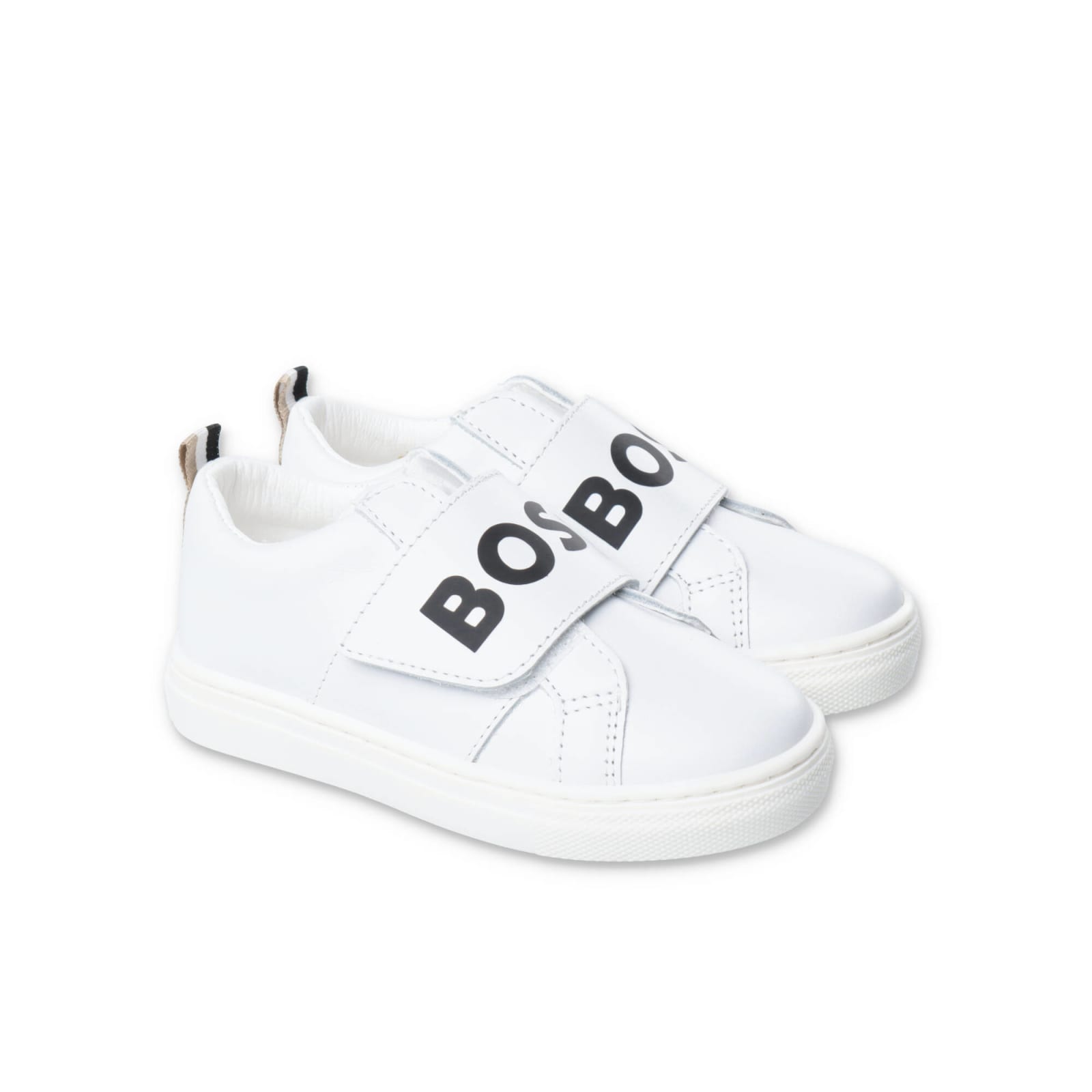 Hugo Boss Kids' Sneakers Bianche In Bianco | ModeSens