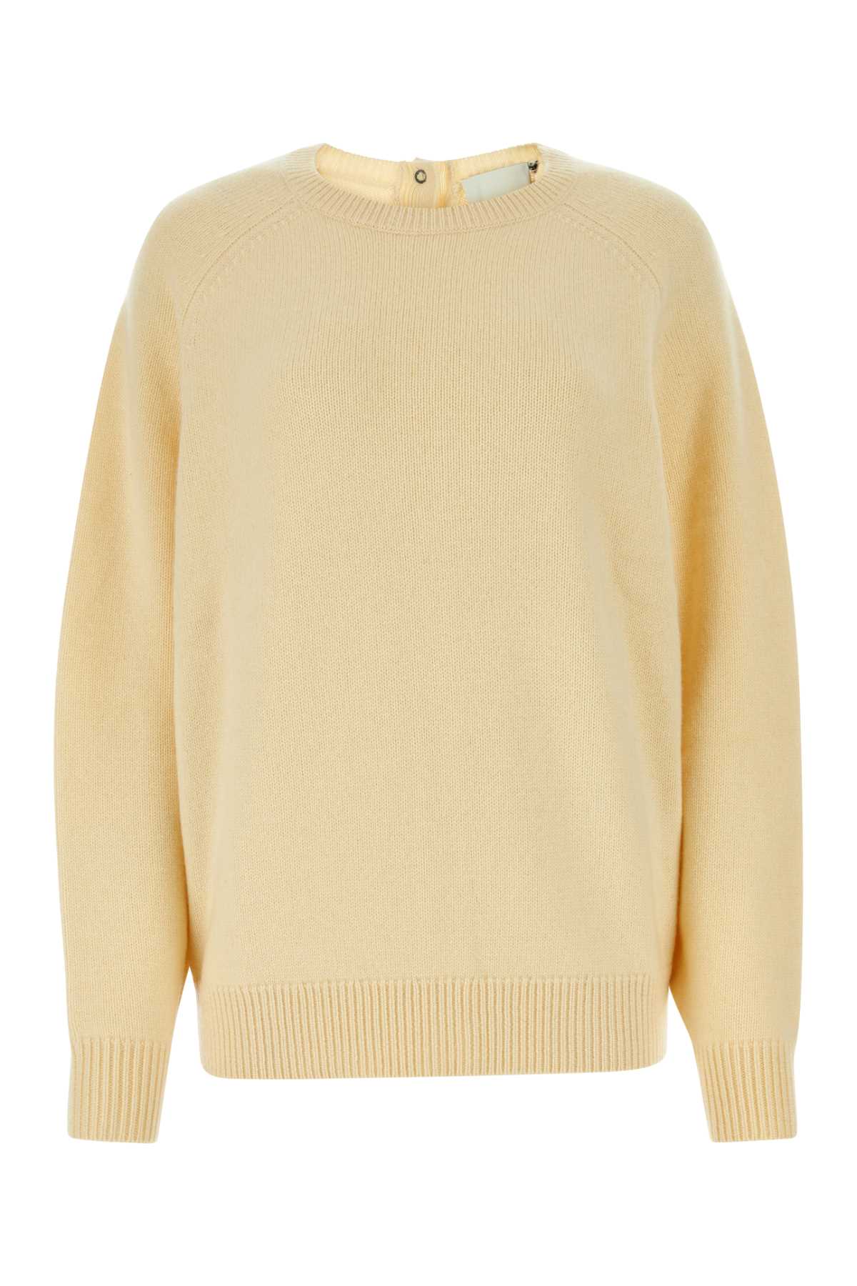 Yellow Wool Blend Lison Oversize Sweater