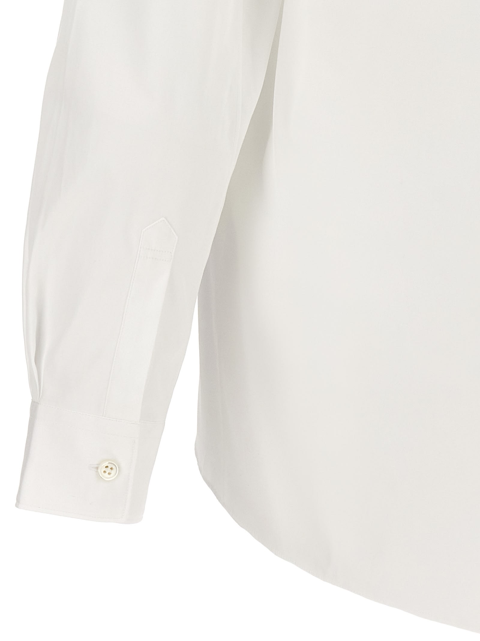 Shop Comme Des Garçons X Lacoste Shirt In White