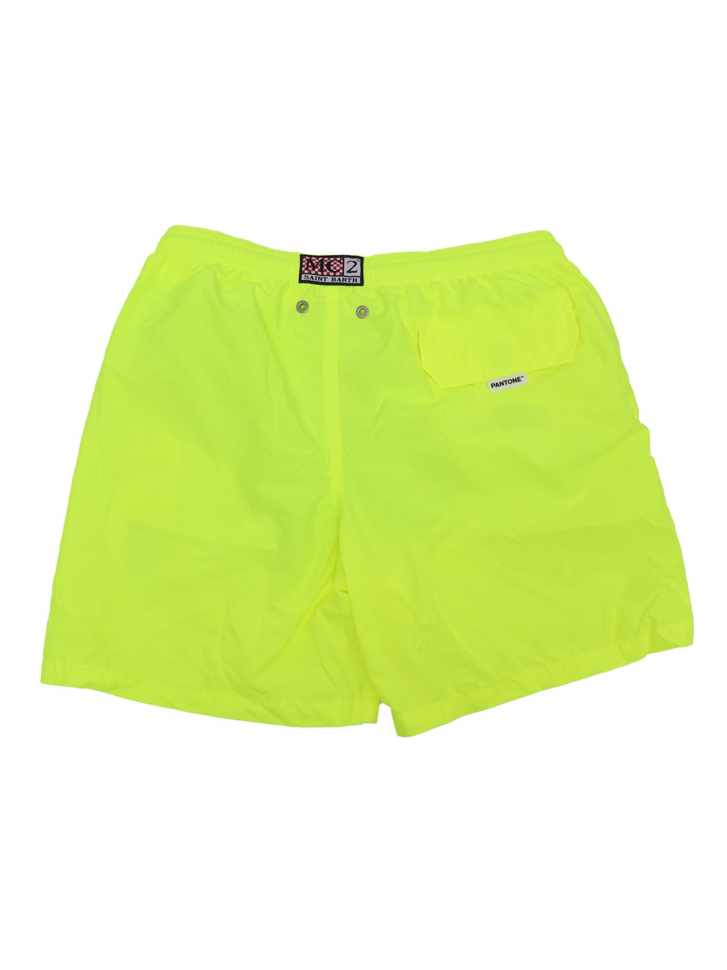 Mc2 Saint Barth Ultralight Swim Short - Pantone Edition In Green