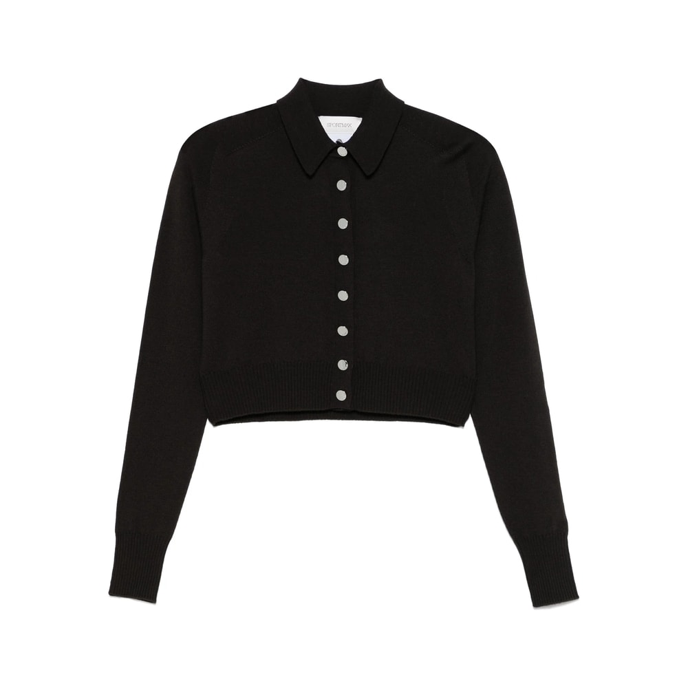 Sportmax Perseus Black Cardigan In Black