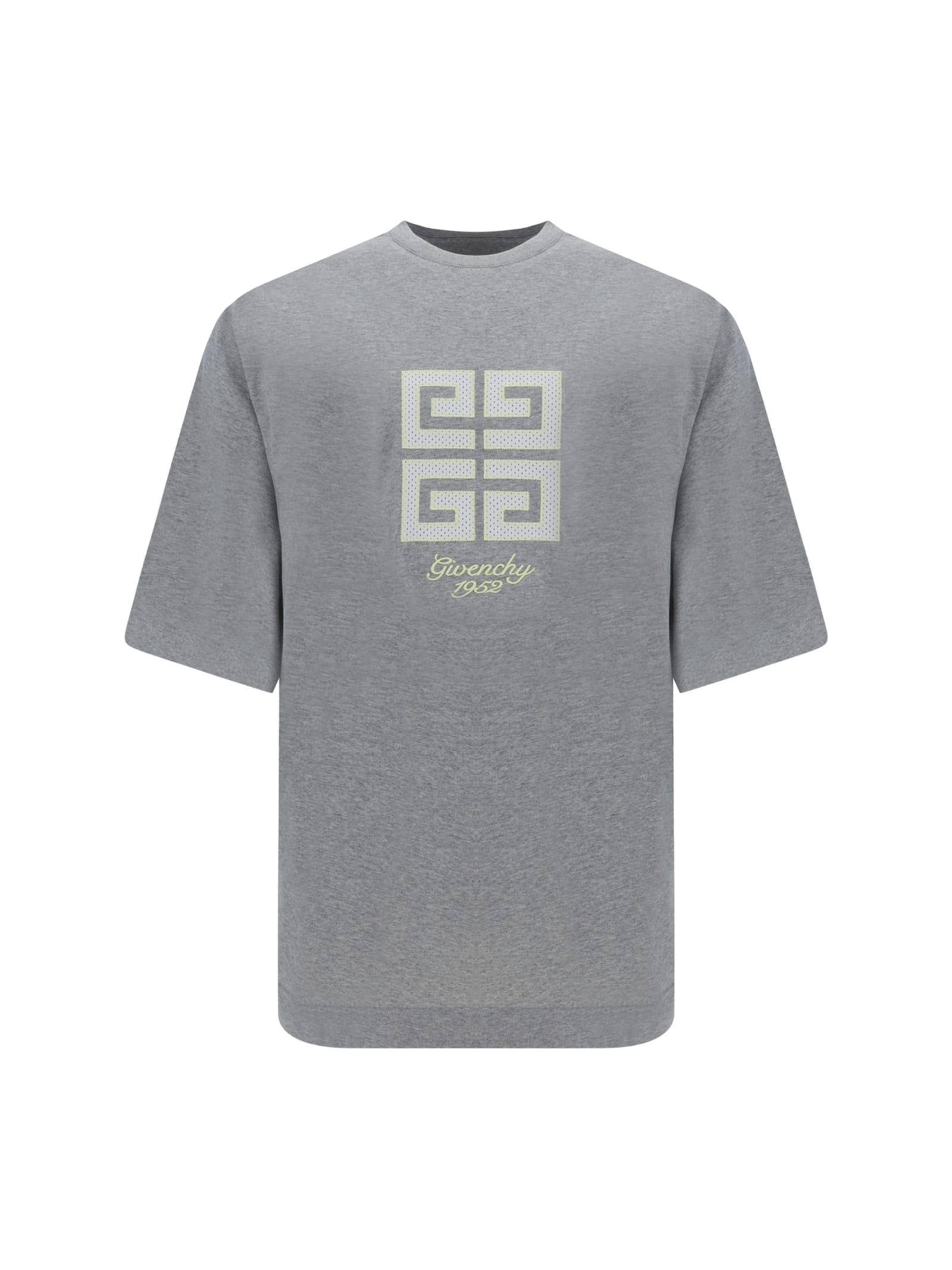 Shop Givenchy T-shirt In Light Grey Melange