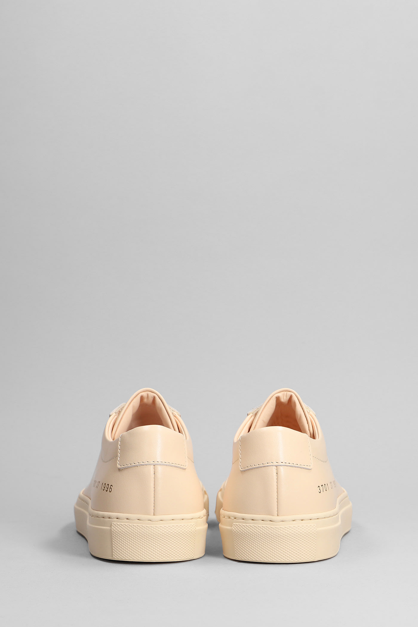 Shop Common Projects Originals Achilles Sneakers In Powder Leather
